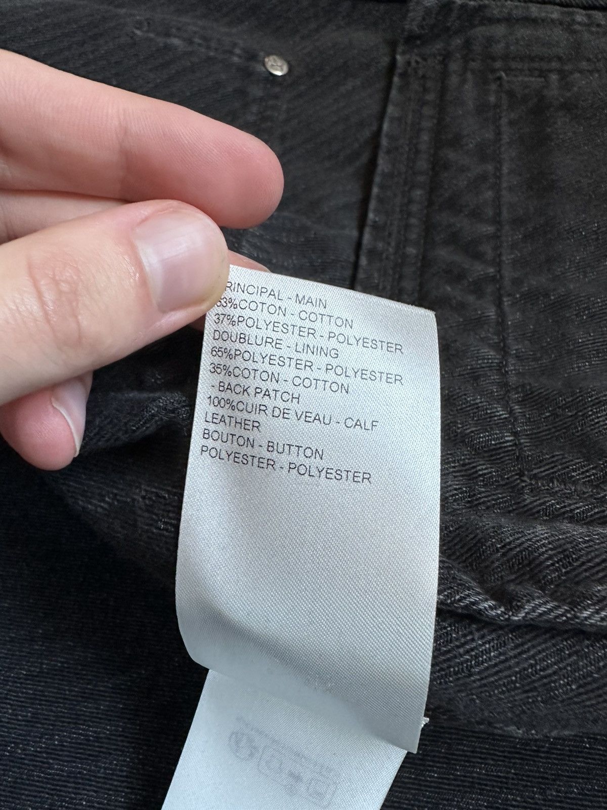 Louis Vuitton louis vuitton ss25 faded black all over logo denim jacket Size US L / EU 52-54 / 3 - 8 Thumbnail