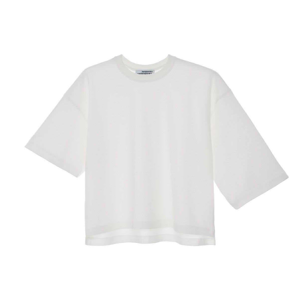Designer 9.12tc/ Asymmetrical Sleeves Length T-Shirt Size US S / EU 44-46 / 1 - 1 Thumbnail