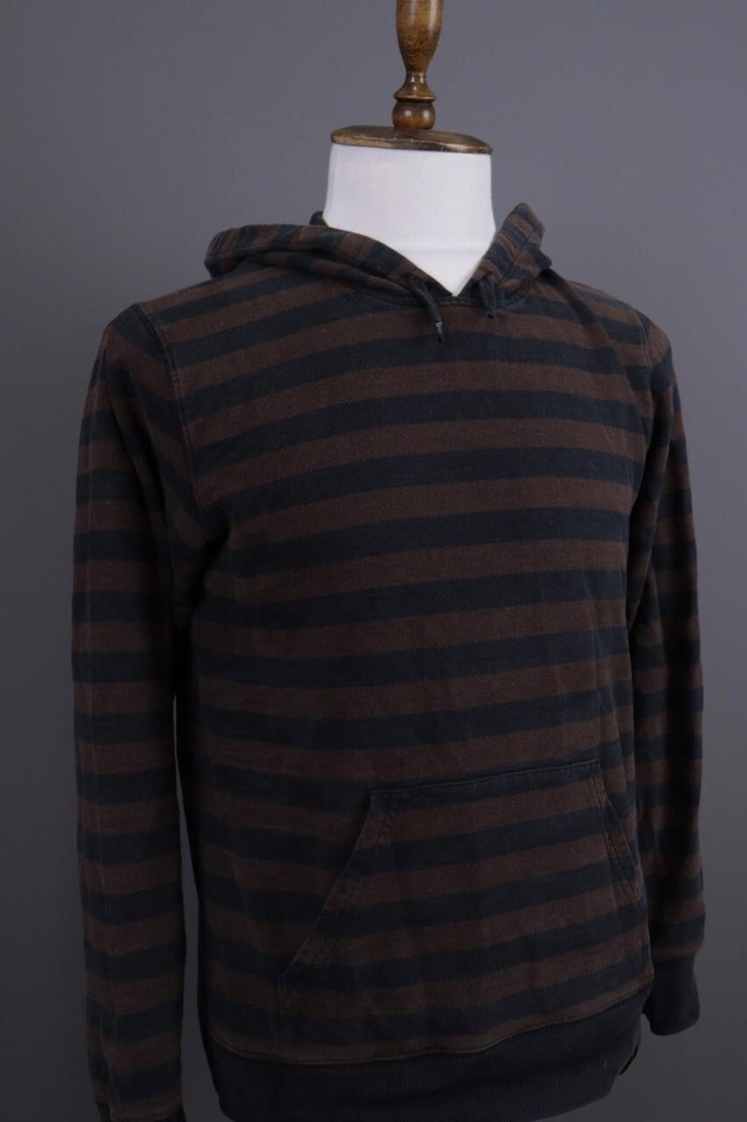 Carhartt Carhartt Brown Striped Workwear Hooded Sweater Size S Size US S / EU 44-46 / 1 - 7 Thumbnail