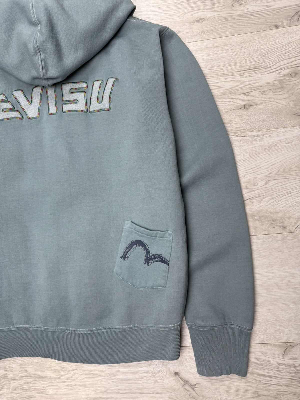 Japanese Brand Vintage Evisu Multi Pocket Zip up Hoodie Japanese Big Logo Size US M / EU 48-50 / 2 - 11 Thumbnail