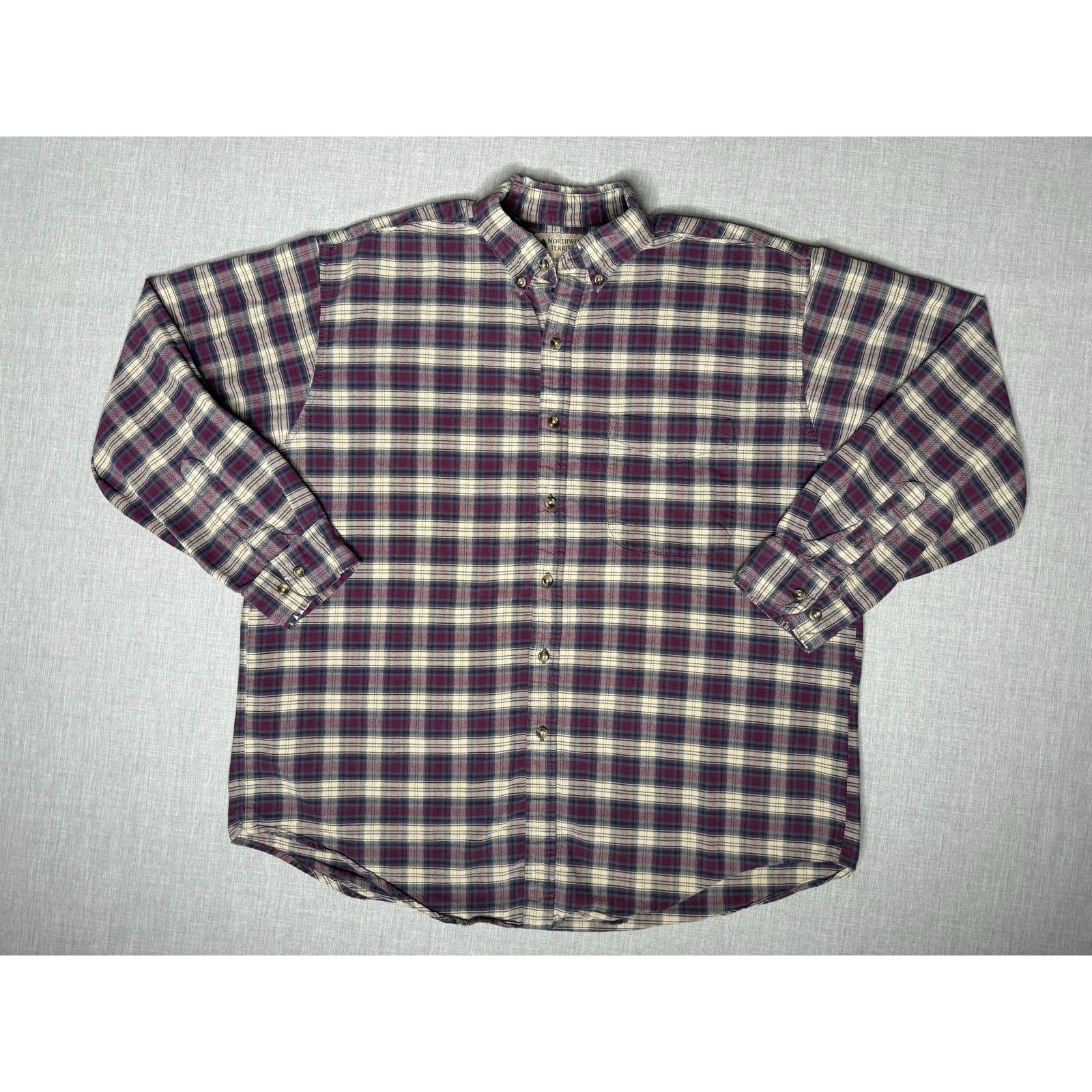 Northwest Territory × Vintage Vintage Northwest Territory Button Down Flannel Shirt Large Size US L / EU 52-54 / 3 - 1 Thumbnail