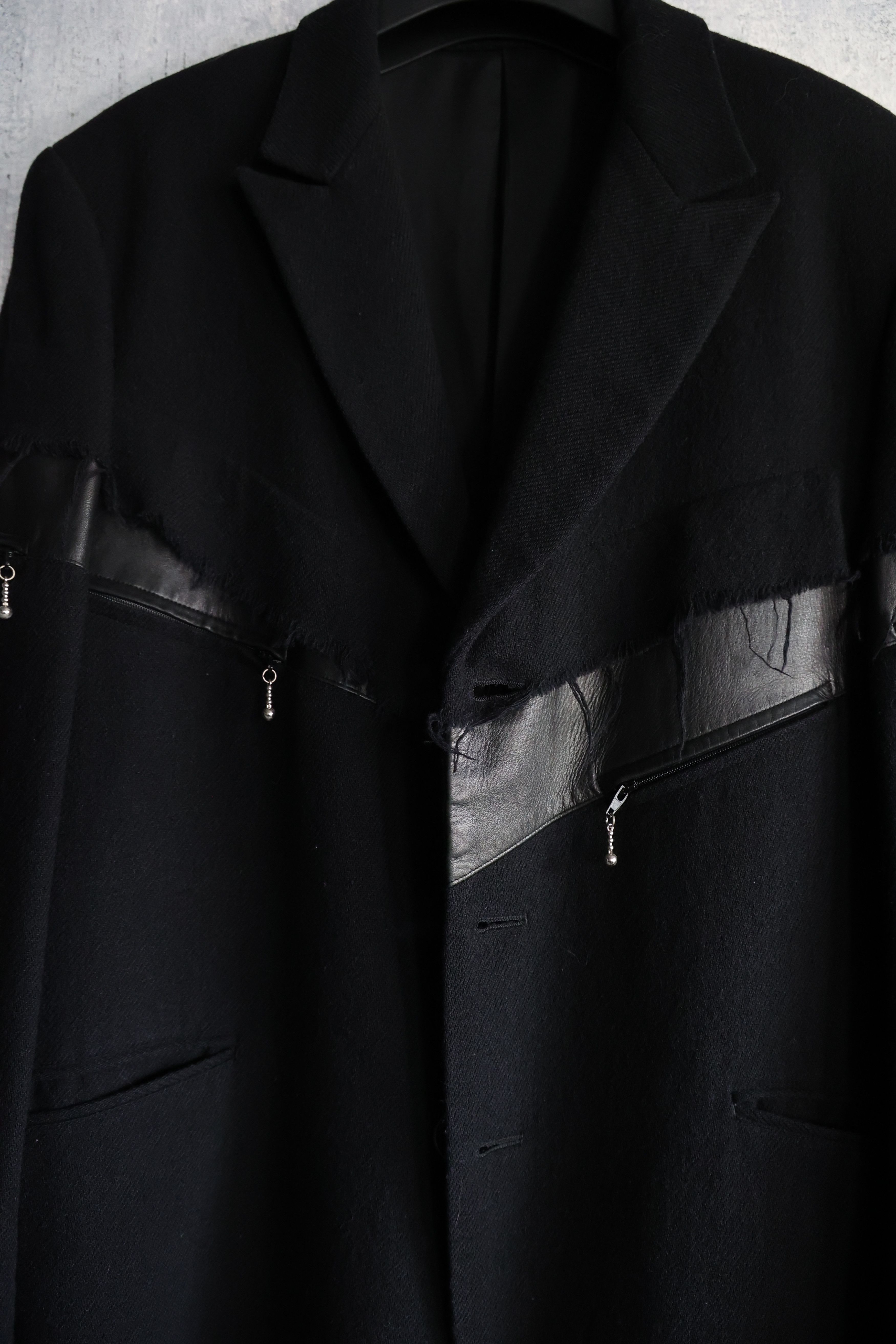 Yohji Yamamoto VERY RARE yohji yamamoto pour homme blazer 05aw Size US M / EU 48-50 / 2 - 5 Thumbnail