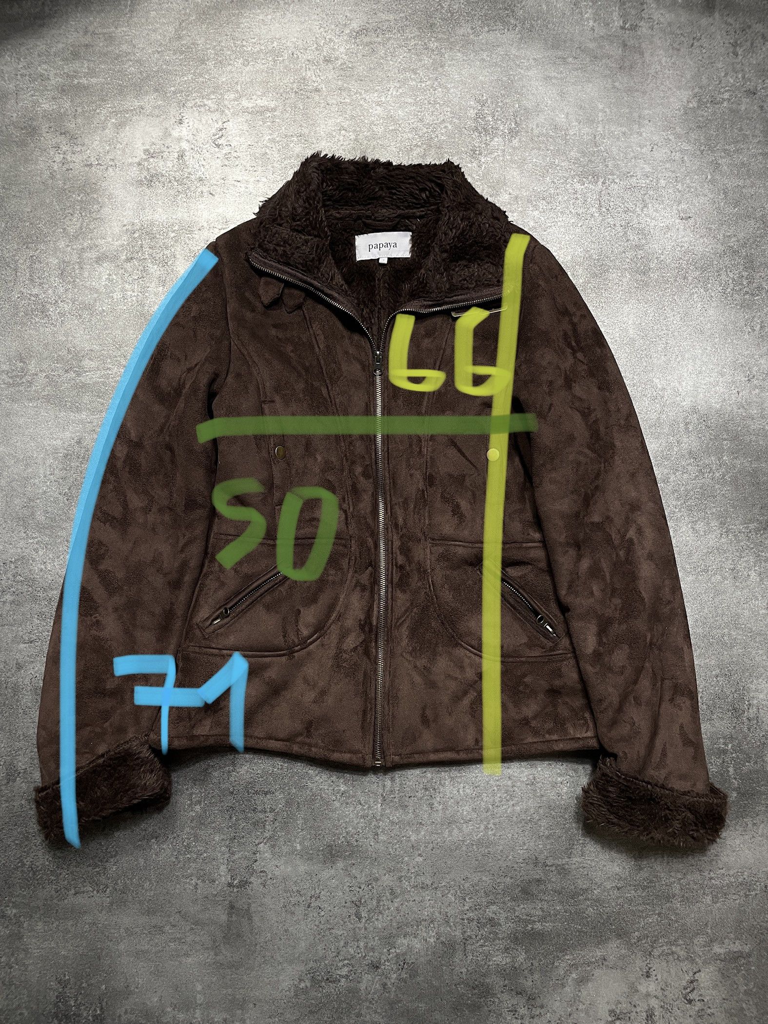 Vintage 🔥Offers🔥Vintage Y2K Avant Garde Premium Jacket Fur Cozy Size M / US 6-8 / IT 42-44 - 7 Thumbnail