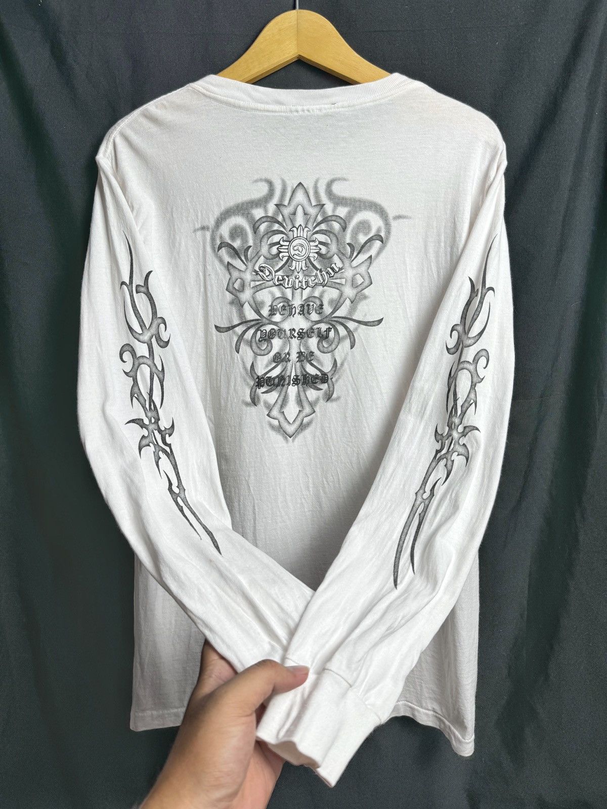 14th Addiction Crosses Tribal Poem Devitchu Long Sleeve Size US M / EU 48-50 / 2 - 1 Thumbnail