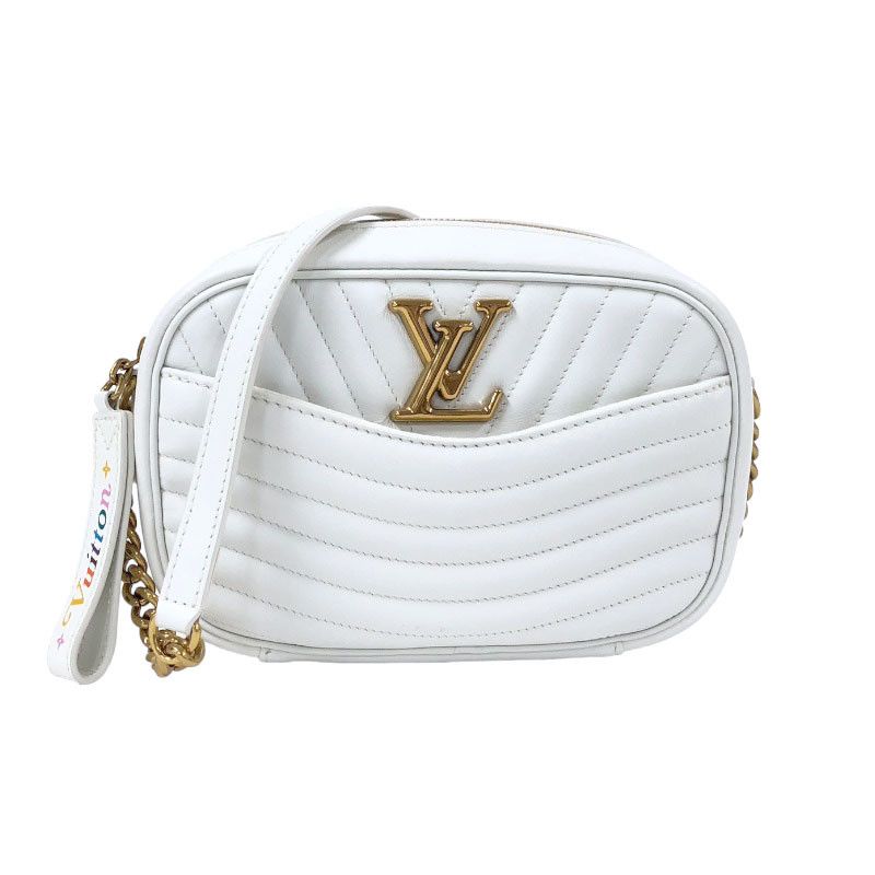 image of Louis Vuitton New Wave New Camera Bag Smooth Calf White, Women's