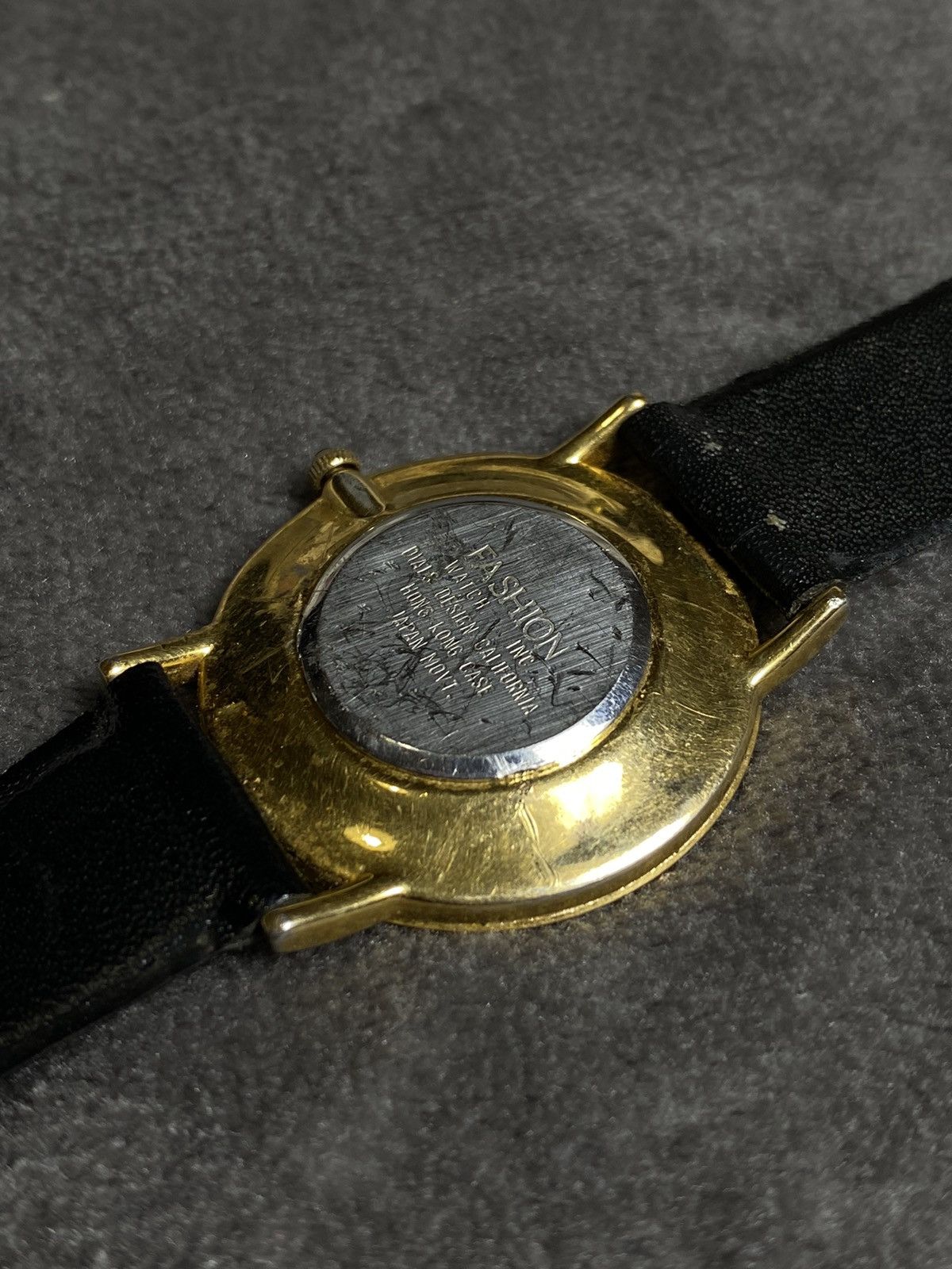 Vintage Futuristic Vintage Japan Style Watch Work 100% Black & Gold Size ONE SIZE - 5 Thumbnail