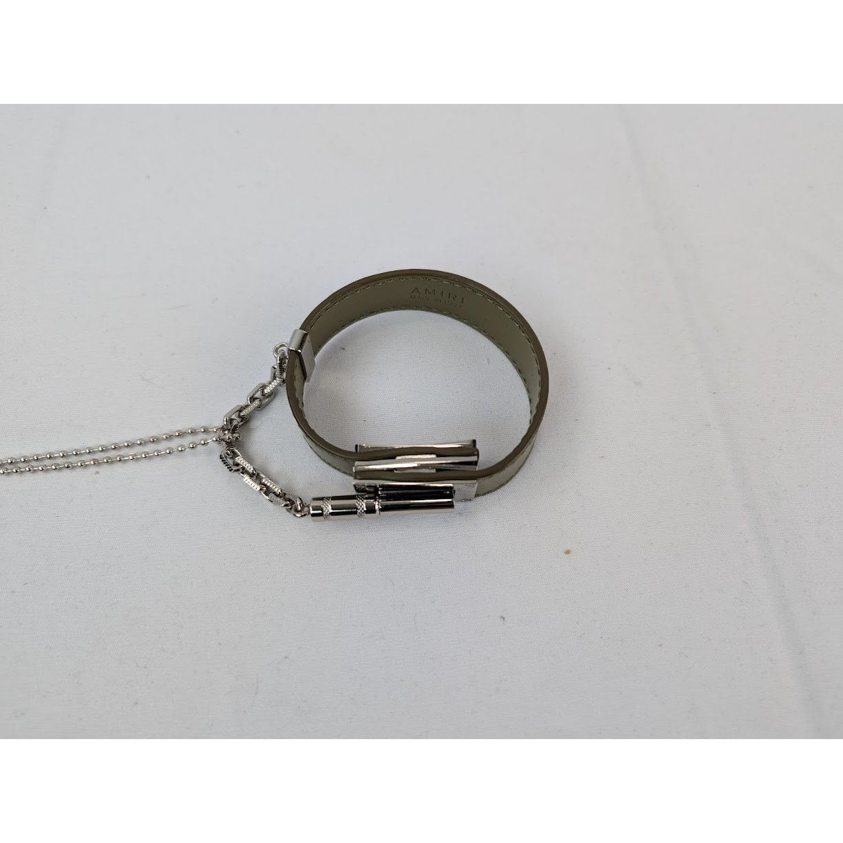 Amiri o1rshd1 Q:2 / Size: OS / Pebbled Jax Bracelet Military Green Size ONE SIZE - 2 Thumbnail