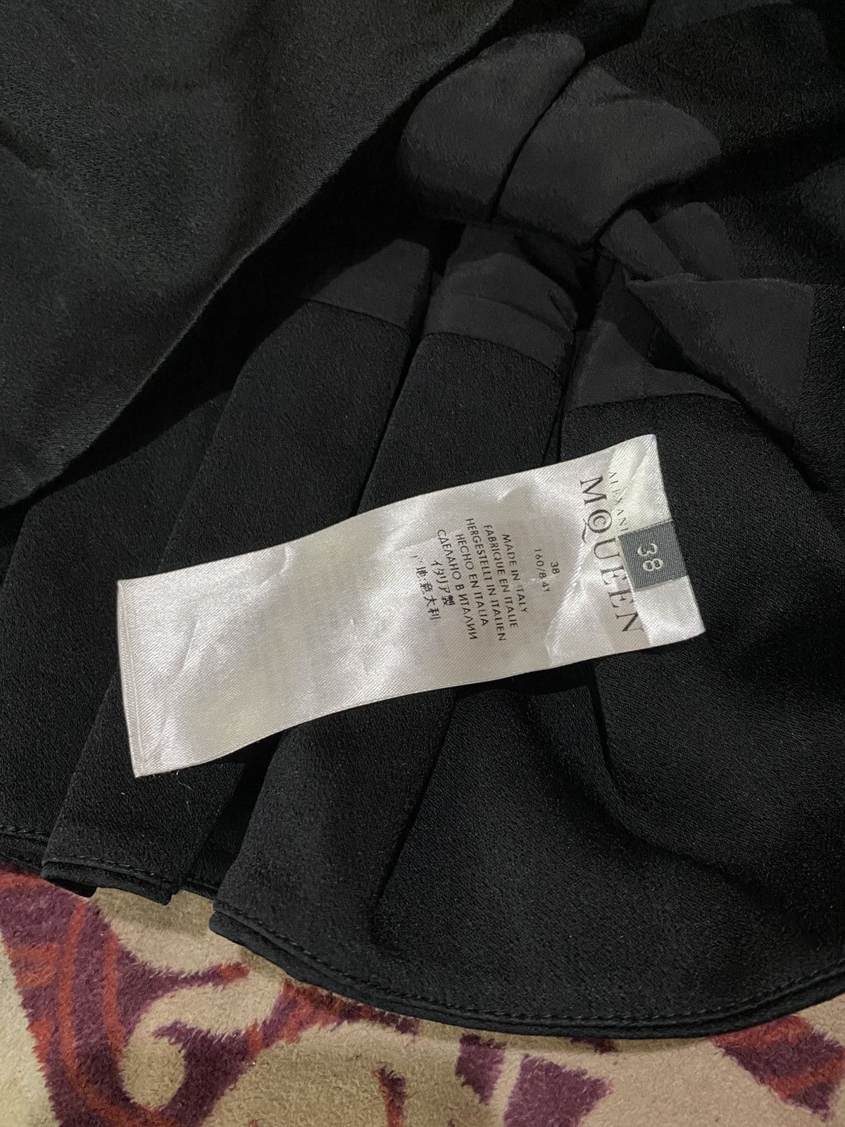 Alexander McQueen Alexander McQueen Black Lace Blouse Size XS / US 0-2 / IT 36-38 - 6 Thumbnail
