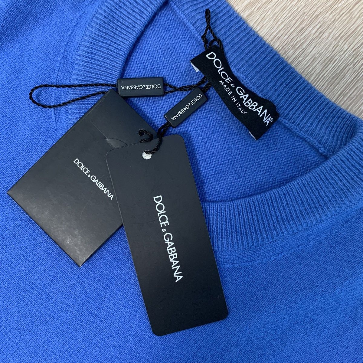 Dolce & Gabbana Brand New Dolce & Gabbana Knit Sweater – Size 48 Size US L / EU 52-54 / 3 - 3 Thumbnail