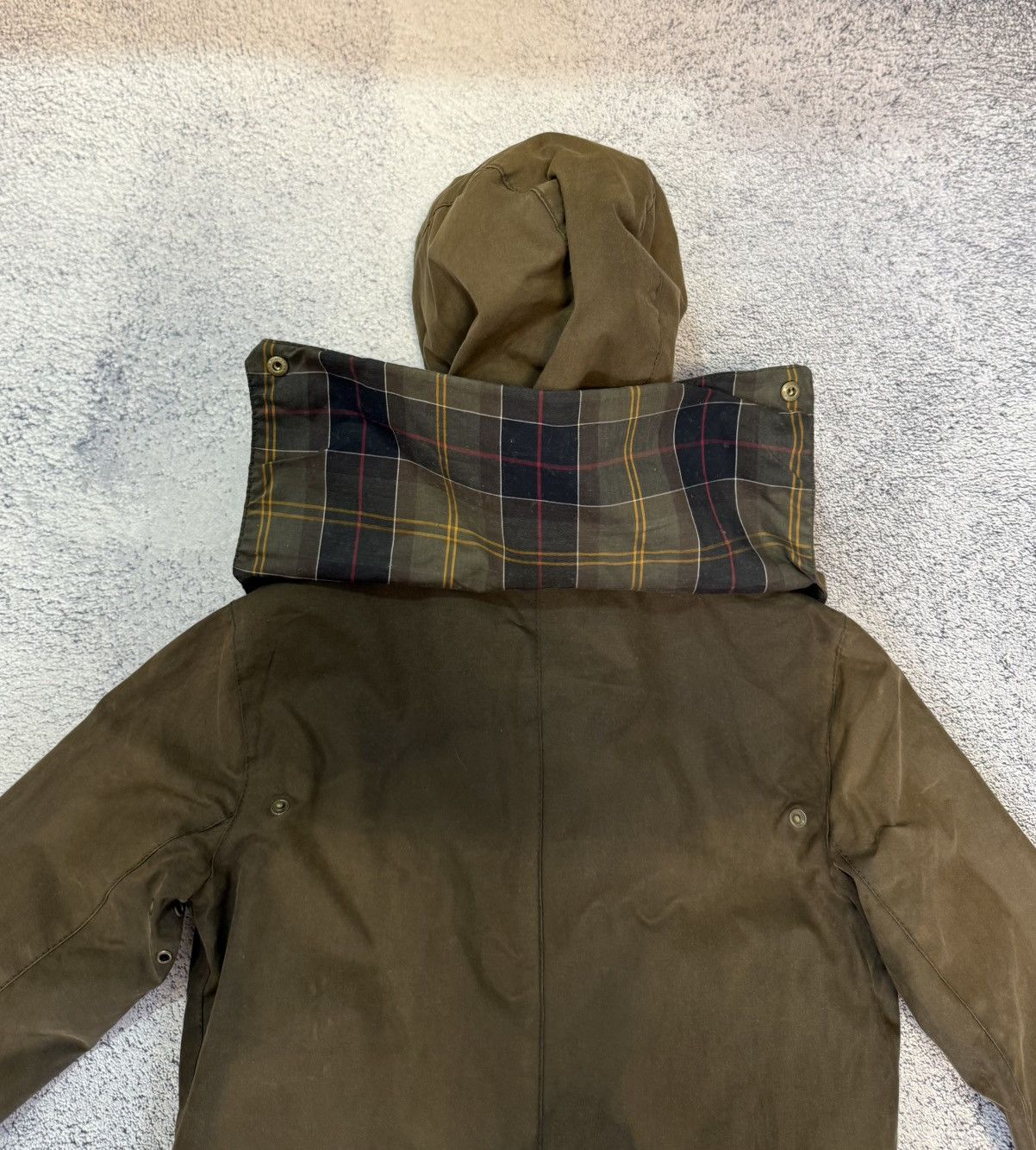 Barbour Barbour Durham Wax Jacket Women UK8 US4 Brown Hooded Vintage Size S / US 4 / IT 40 - 10 Thumbnail