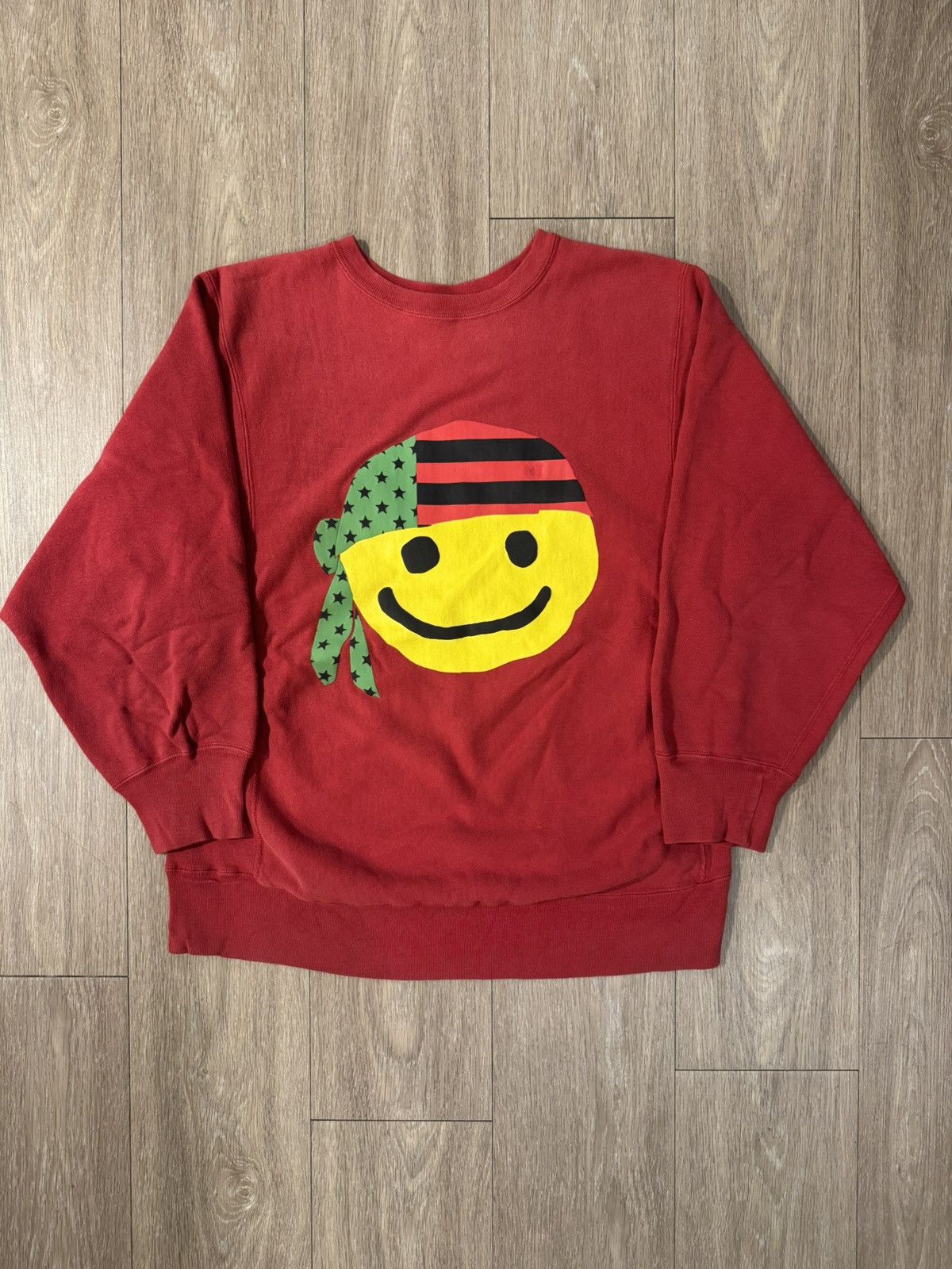 Cactus Plant Flea Market × DENIM TEARS CPFM Denim Tears Bandana Smiley Crewneck 1/1 Size US XL / EU 56 / 4 - 1 Thumbnail