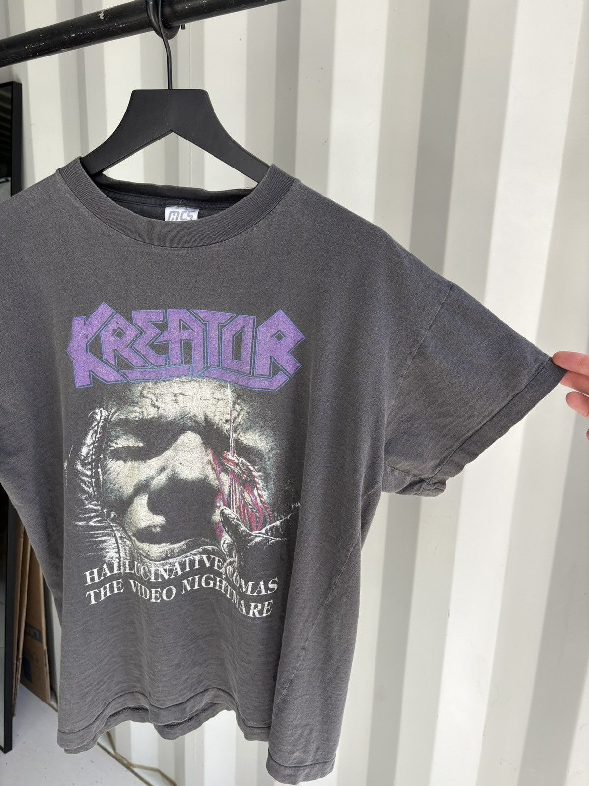 Band Tees Vintage Kreator Shirt Faded Distressed Grunge Thrashed Size US L / EU 52-54 / 3 - 2 Thumbnail