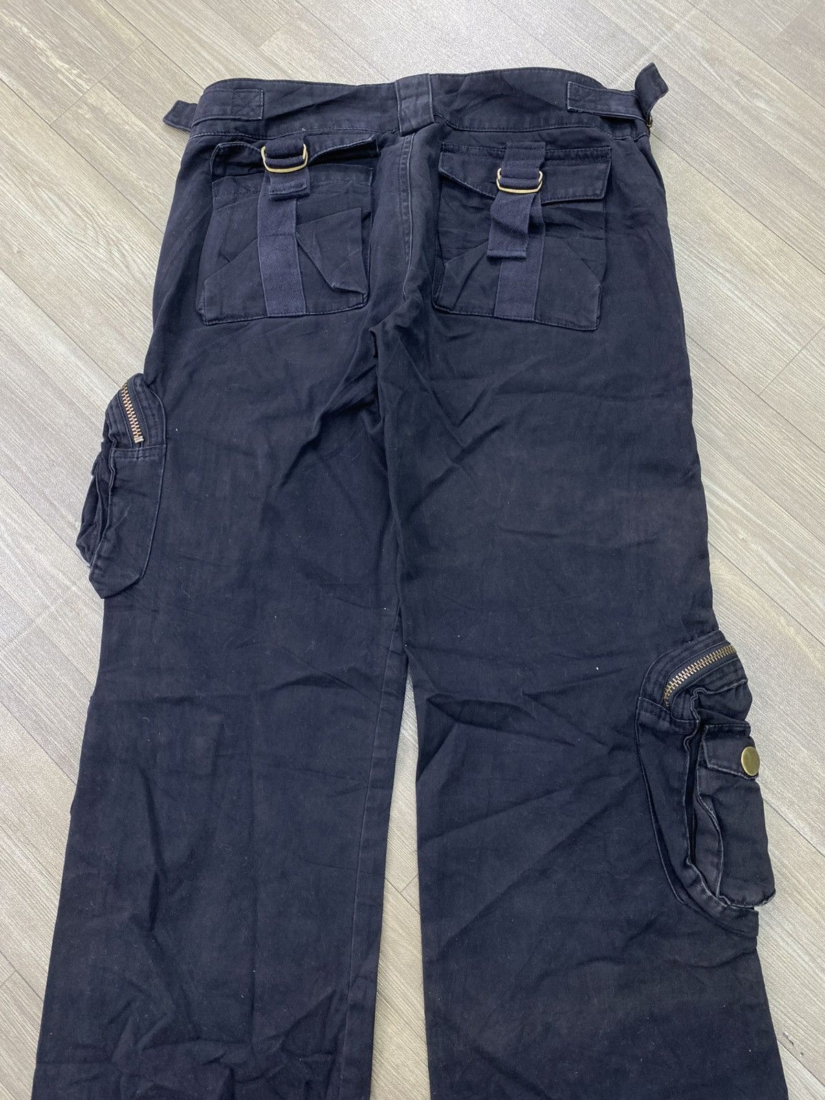 If Six Was Nine 2000s Freak Sly 3D Bondage Gothic Punk Lgb Cargo Pants Y2K Size US 28 / EU 44 - 14 Thumbnail