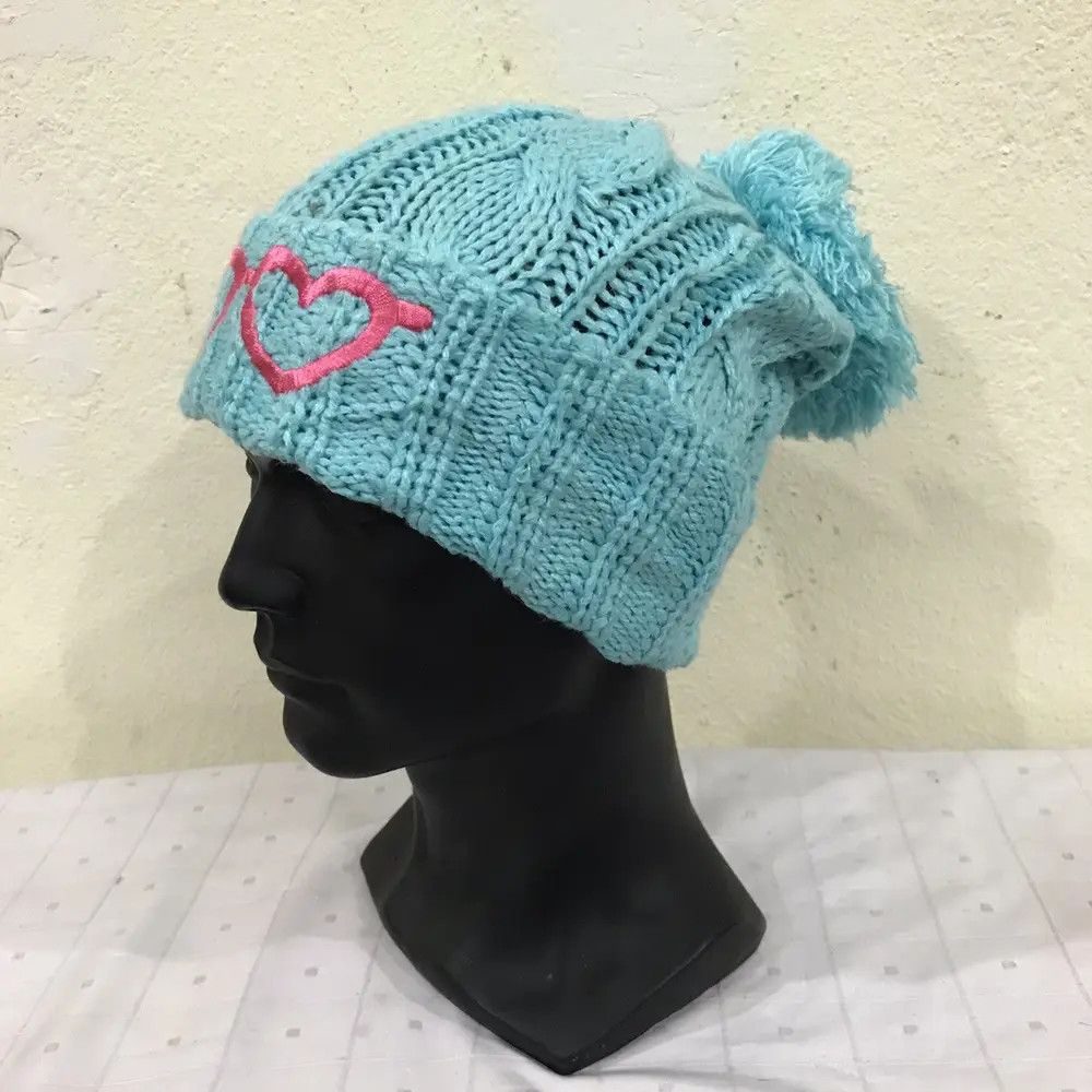 Japanese Brand × Vintage Pink Latte Knit Beanie Hat Size ONE SIZE - 3 Thumbnail