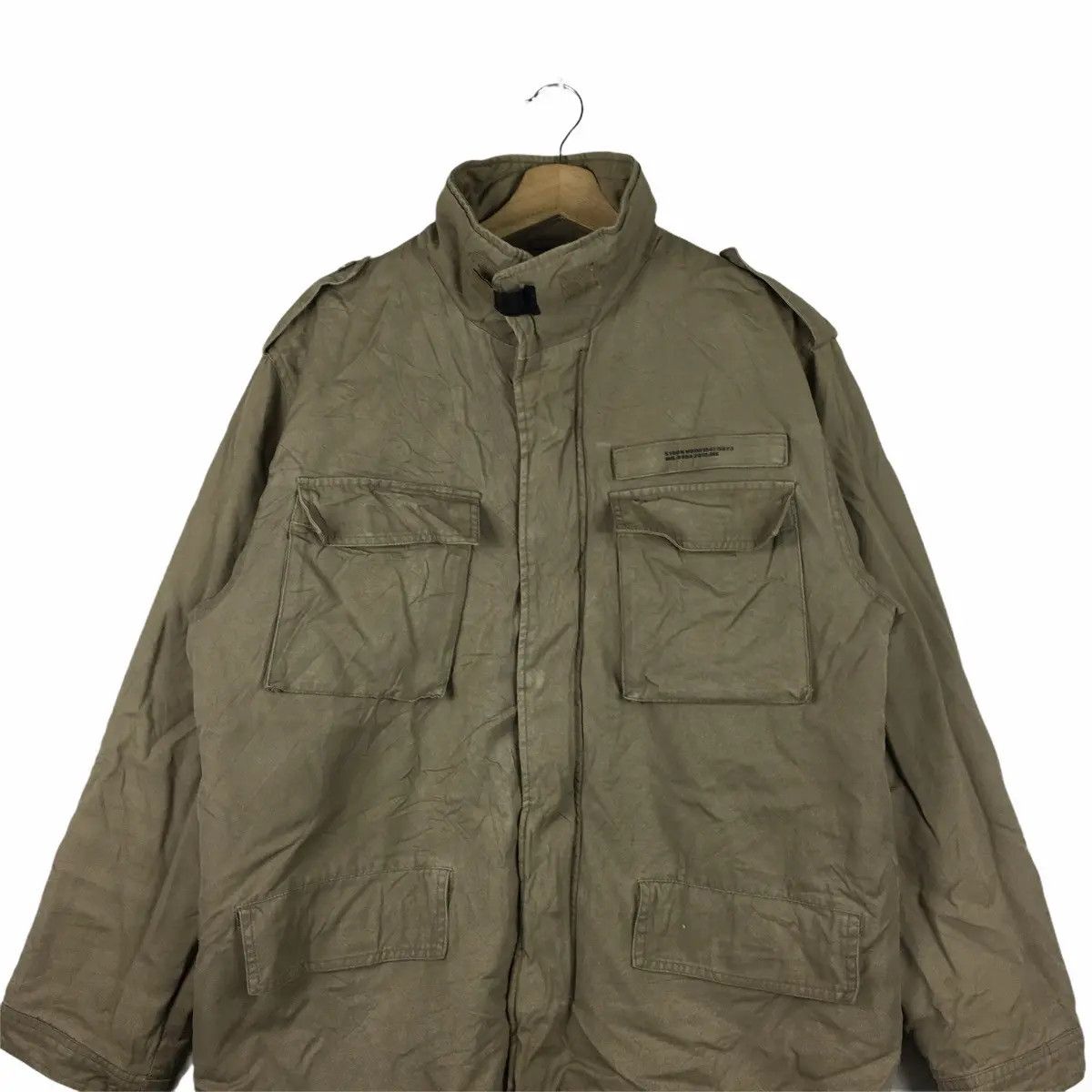 Vintage Vtg 80’ MILITARY ARMY Stok No Jacket Parka Trench Outdoor Size US L / EU 52-54 / 3 - 1 Thumbnail