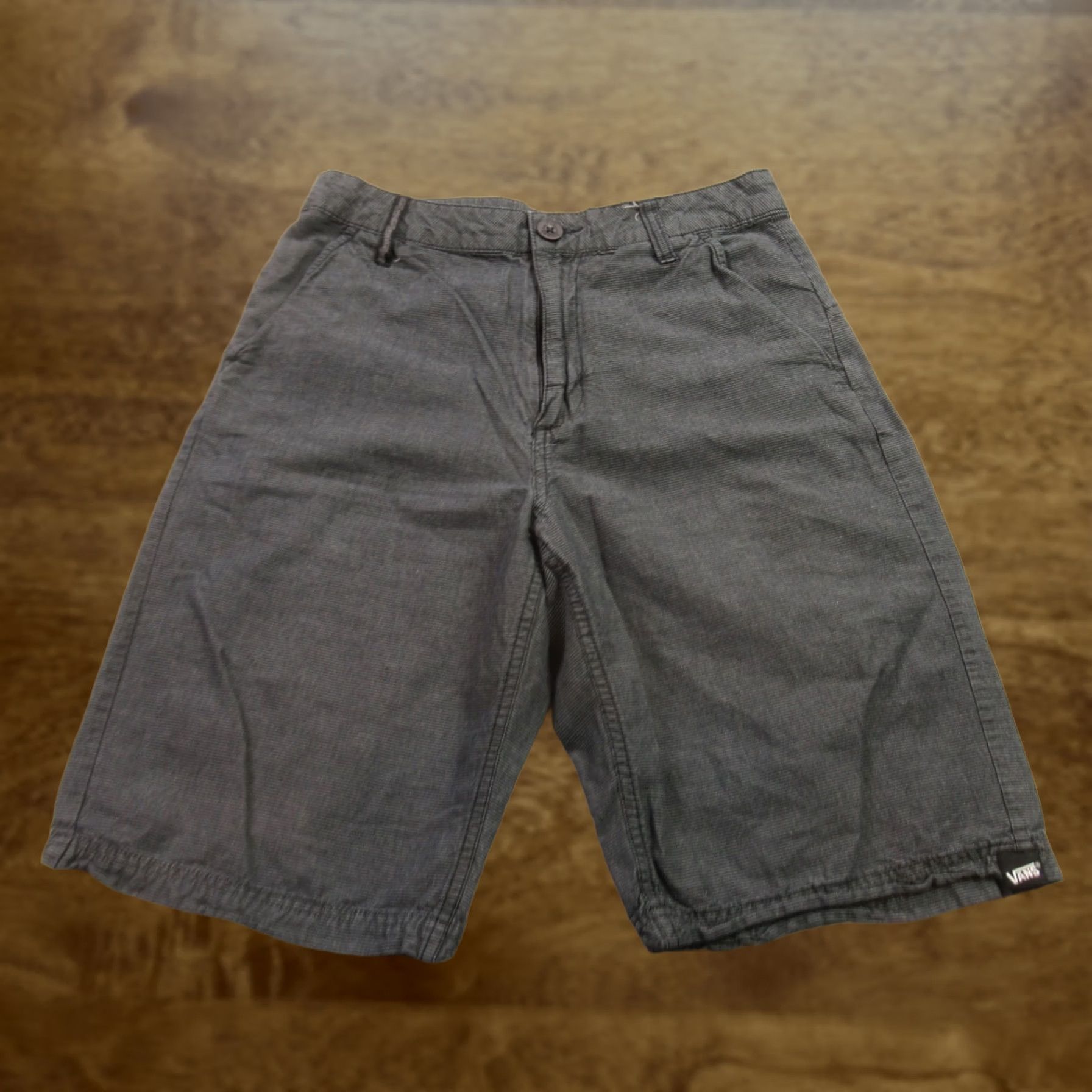 Vans Vans Men’s Chino Shorts | Size 28 | Gray Stripe Flat Front 10" Inseam Skate Casual Outdoor Size US 28 / EU 44 - 1 Thumbnail
