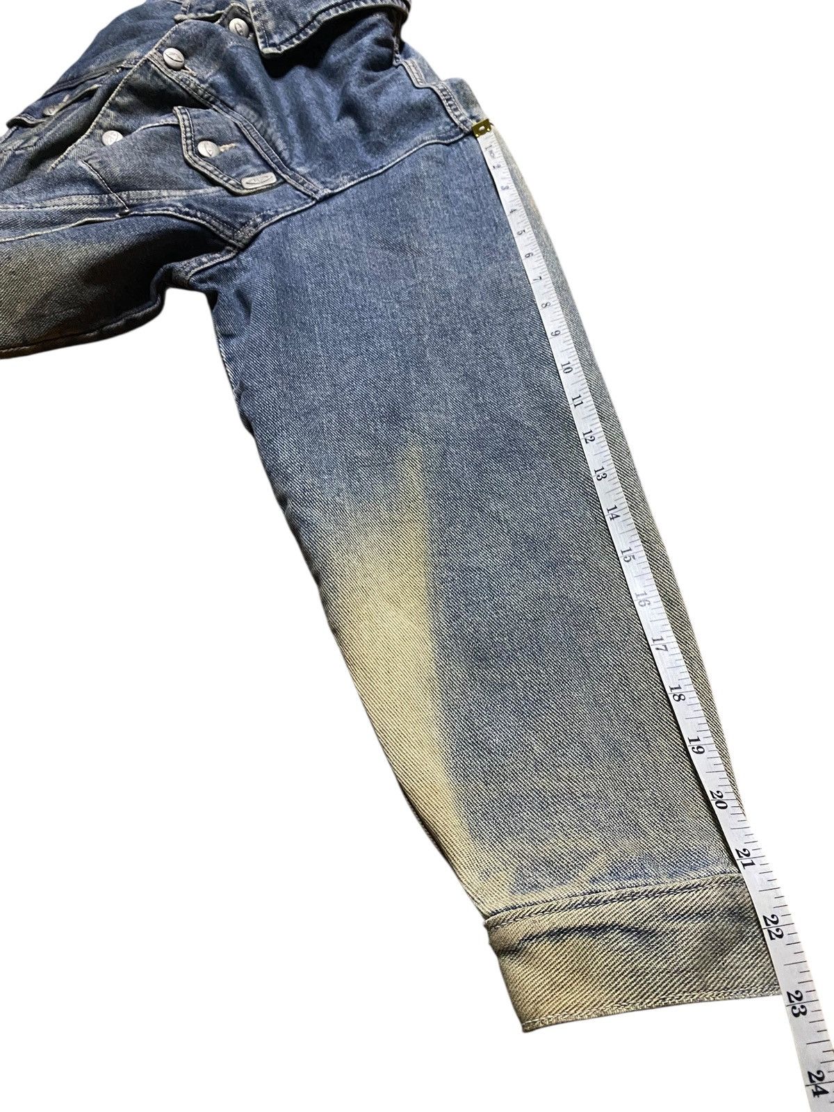 Japanese Brand Vintage Denim Jacket Countdown Bleach Mud Wash Size US S / EU 44-46 / 1 - 13 Thumbnail