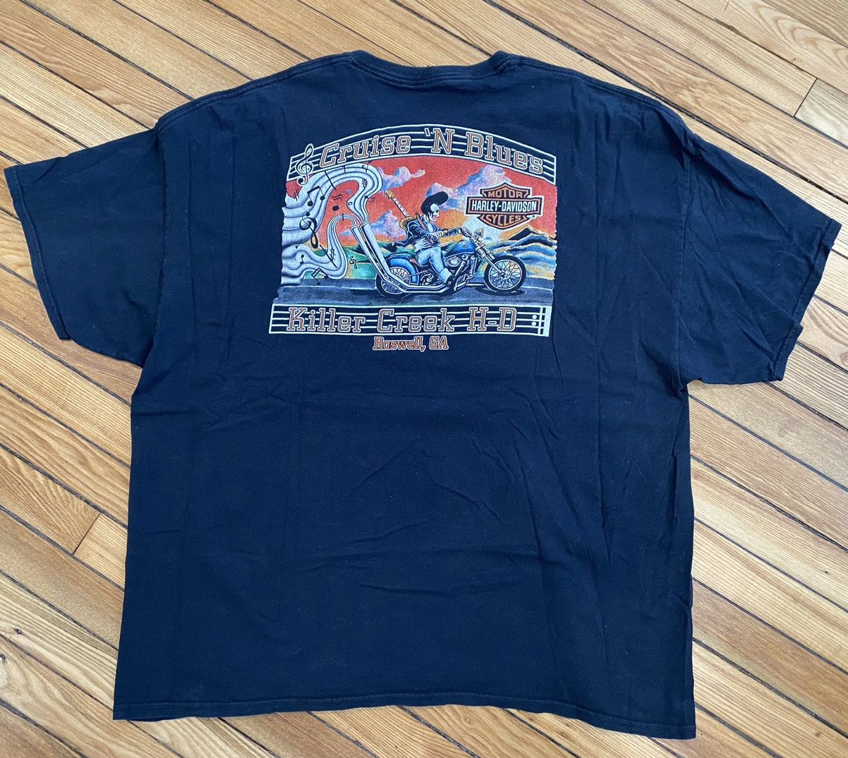 Band Tees × Harley Davidson × Vintage Harley 3xl killer creek GA Size US XXL / EU 58 / 5 - 1 Thumbnail