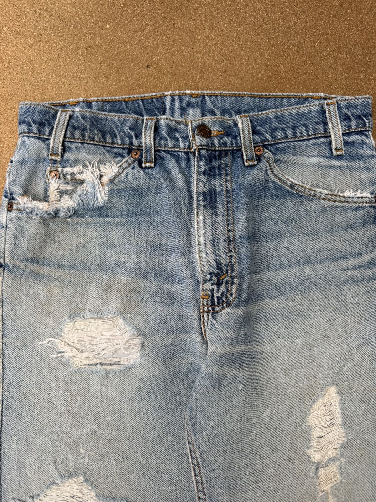 Levi's Vintage 90’s Levi’s 517 Orange Tab Bootcut Flare Jeans 31x29 Size US 31 - 4 Thumbnail