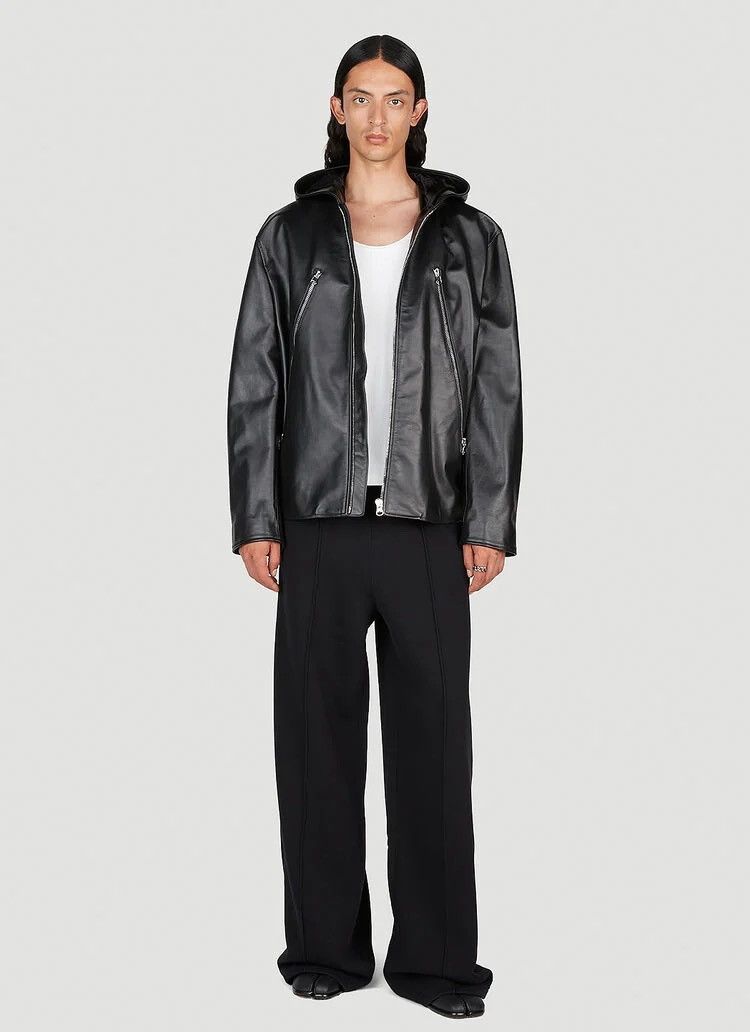 Maison Margiela Maison Margiela MM6 Leather Hooded Jaket Size US L / EU 52-54 / 3 - 2 Thumbnail