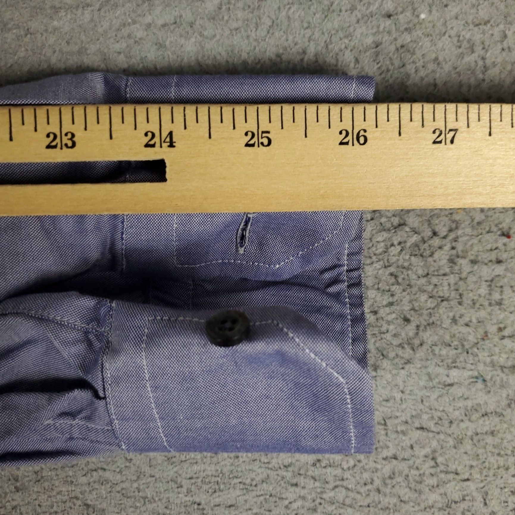 Vintage VINTAGE Teddy Stratford Men's Shirt Casual Button-Up Long Sleeve Blue Cotton Size 3 Size US S / EU 44-46 / 1 - 7 Thumbnail