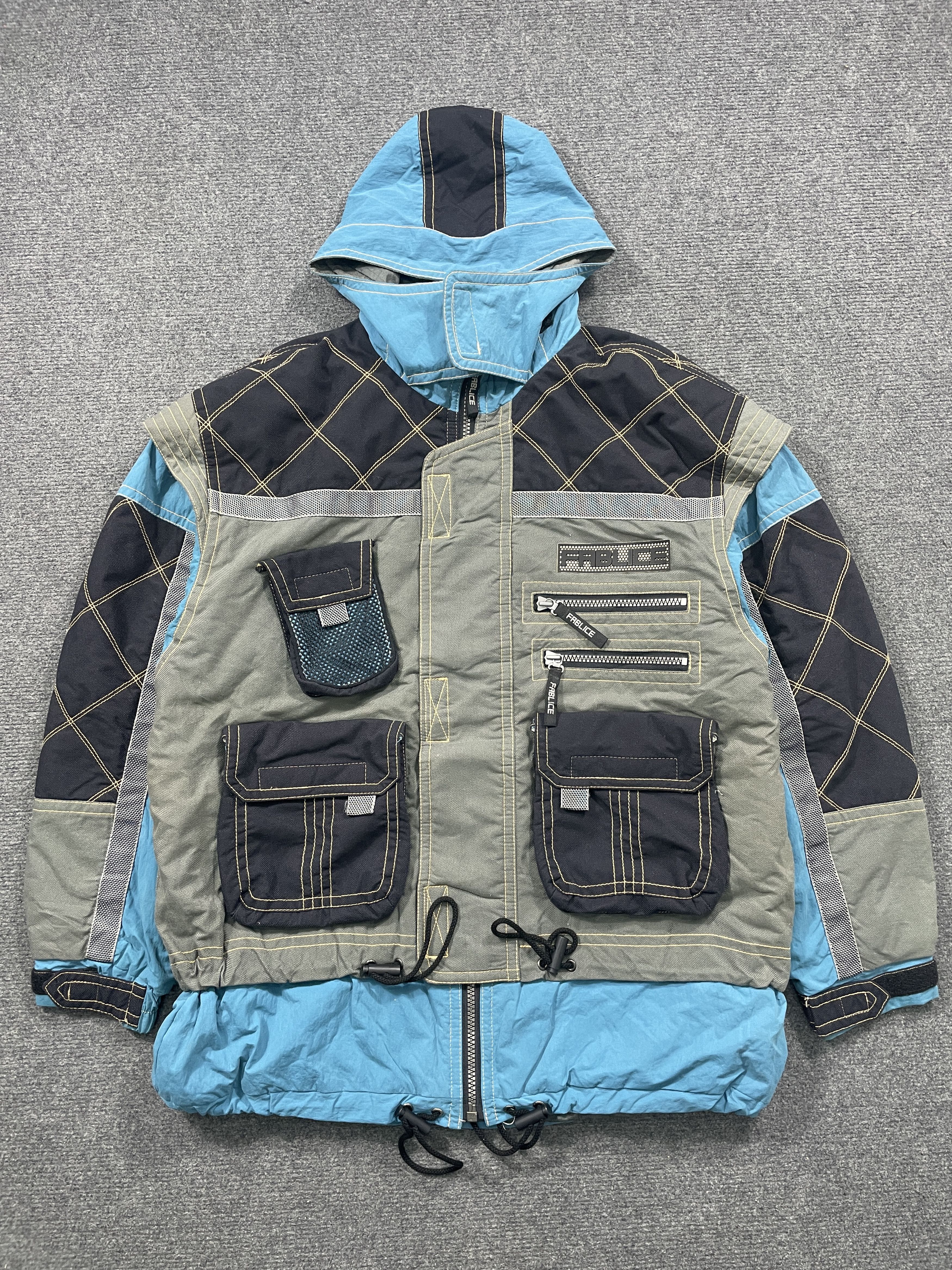 image of Fablice Champion Winter Ski Gorpcore Jacket, Men's (Size Large)