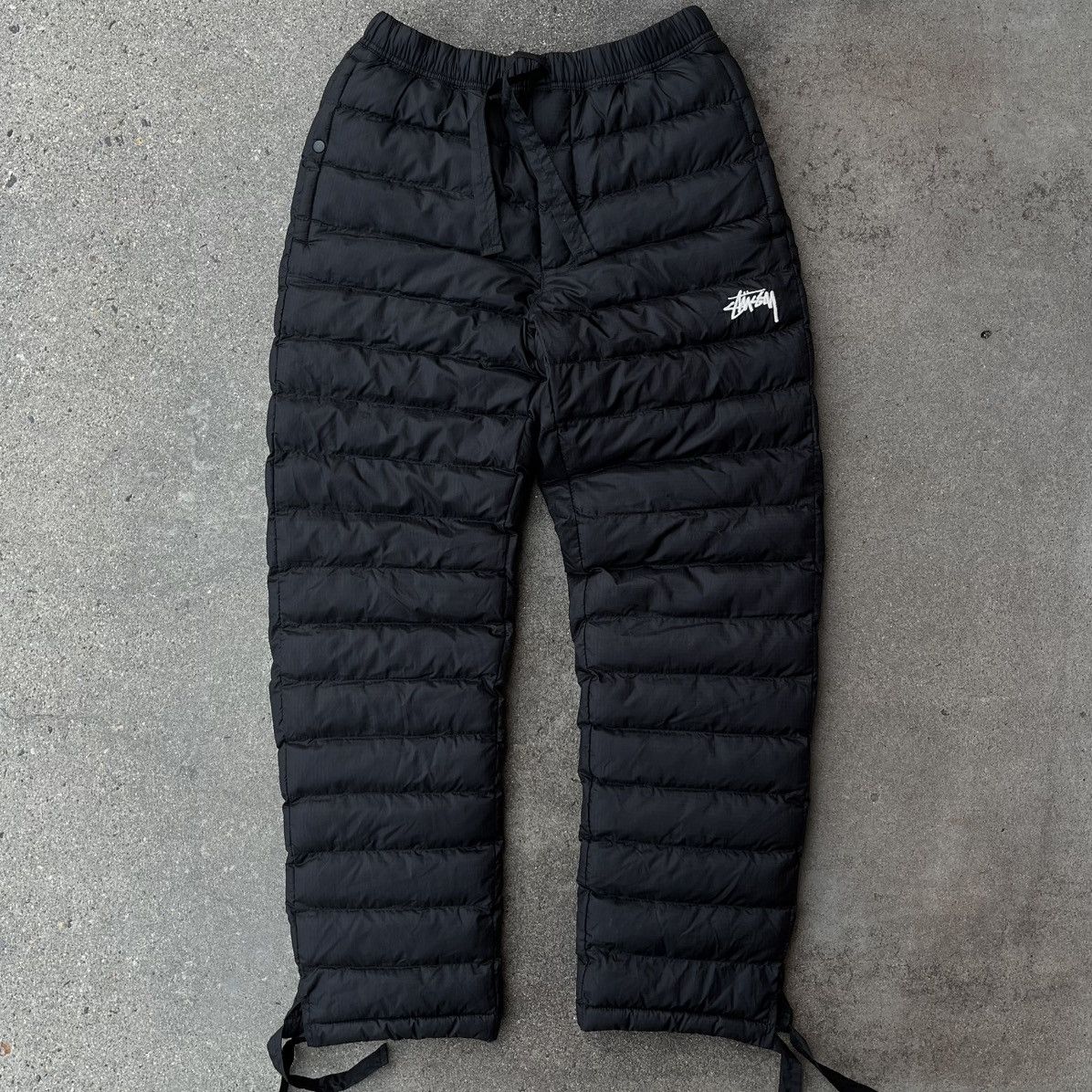Nike × Stussy 2020’ Nike x Stussy Black Thermal Pants Sz XS Size US 28 / EU 44 - 2 Thumbnail
