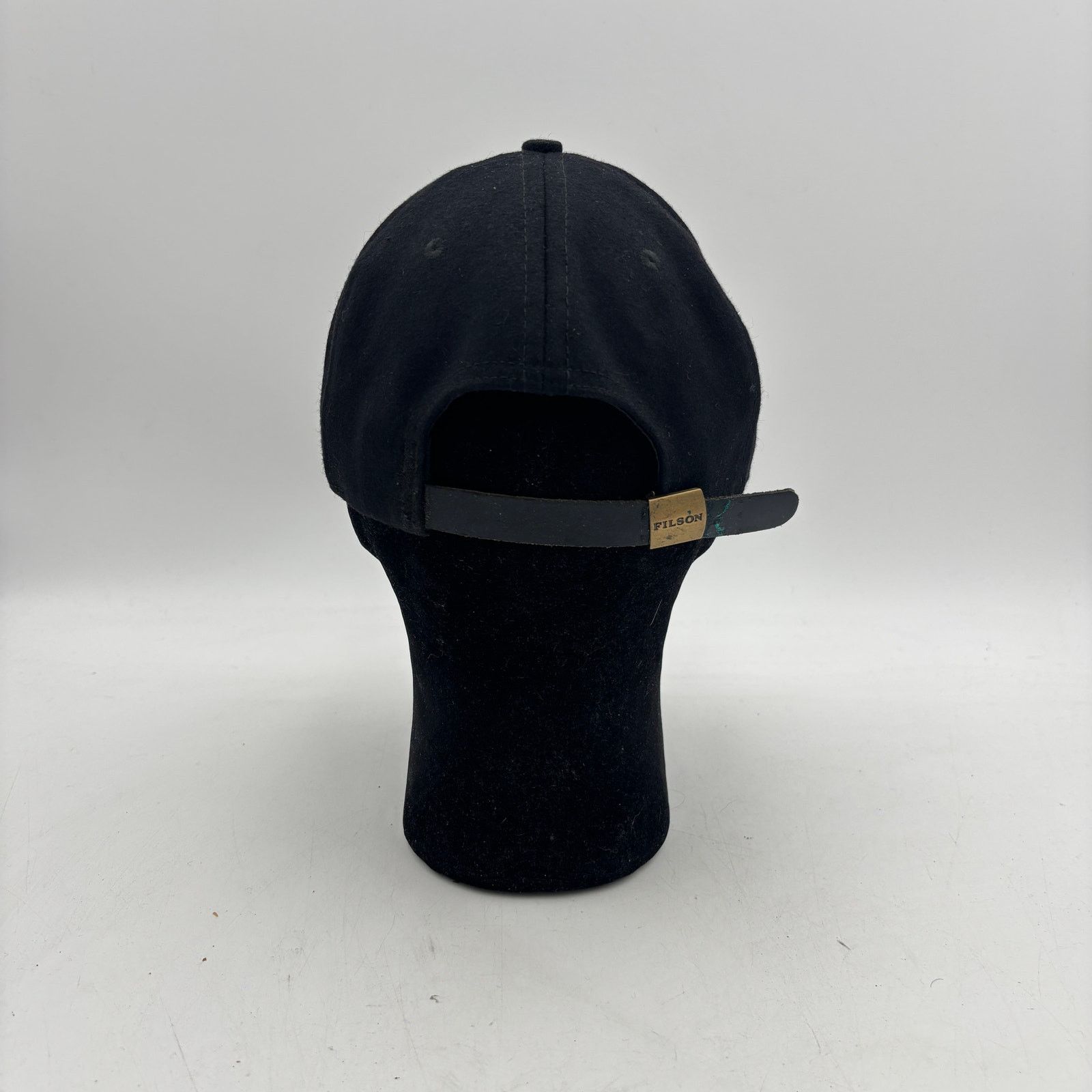 Ebbets Field Flannels × Filson Filson x Ebbets Field Flannels Wool Hat Adjustable Cap Black Size ONE SIZE - 4 Thumbnail