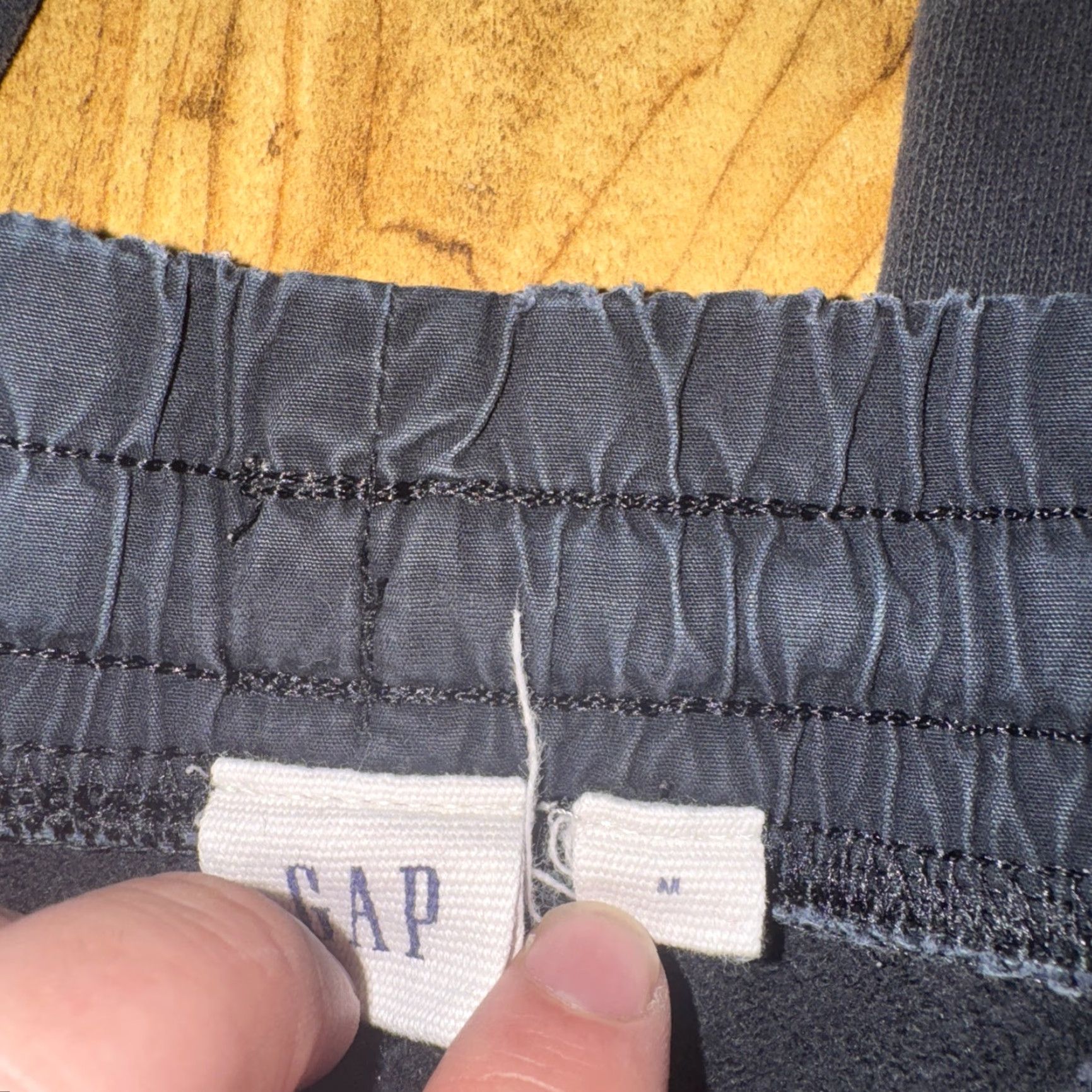 Gap Gap Pants Men’s Cargo Jogger Sweatpants Black Heavyweight Medium 30x27 Streetwear Size US 31 - 3 Thumbnail