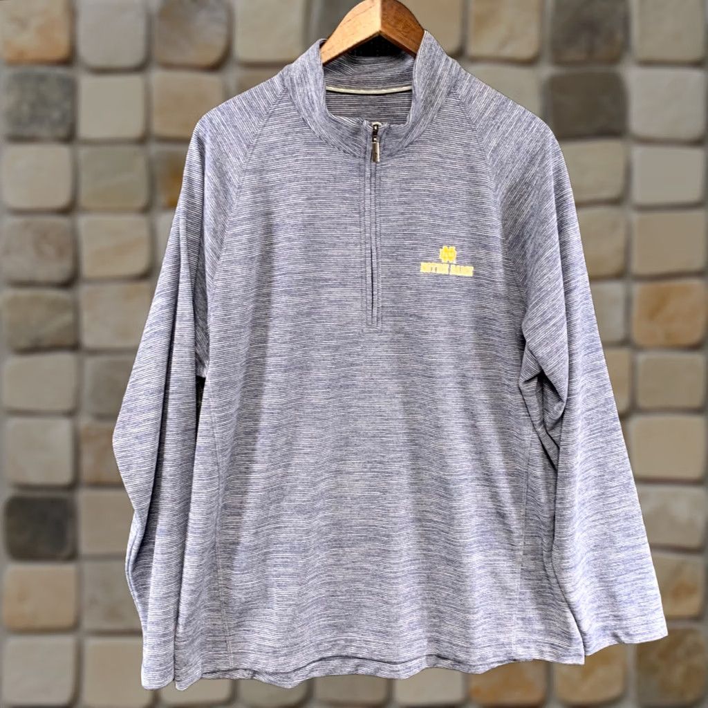 Tommy Bahama Tommy Bahama Pullover Mens L Blue Notre Dame Irish Large IslandZone Zip NWT Size US L / EU 52-54 / 3 - 1 Thumbnail