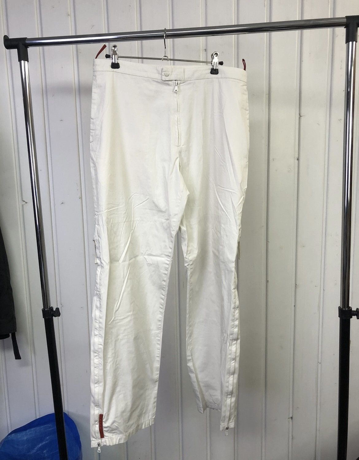 image of Prada Sport Pants Multi Pocket in White, Men's (Size 30)