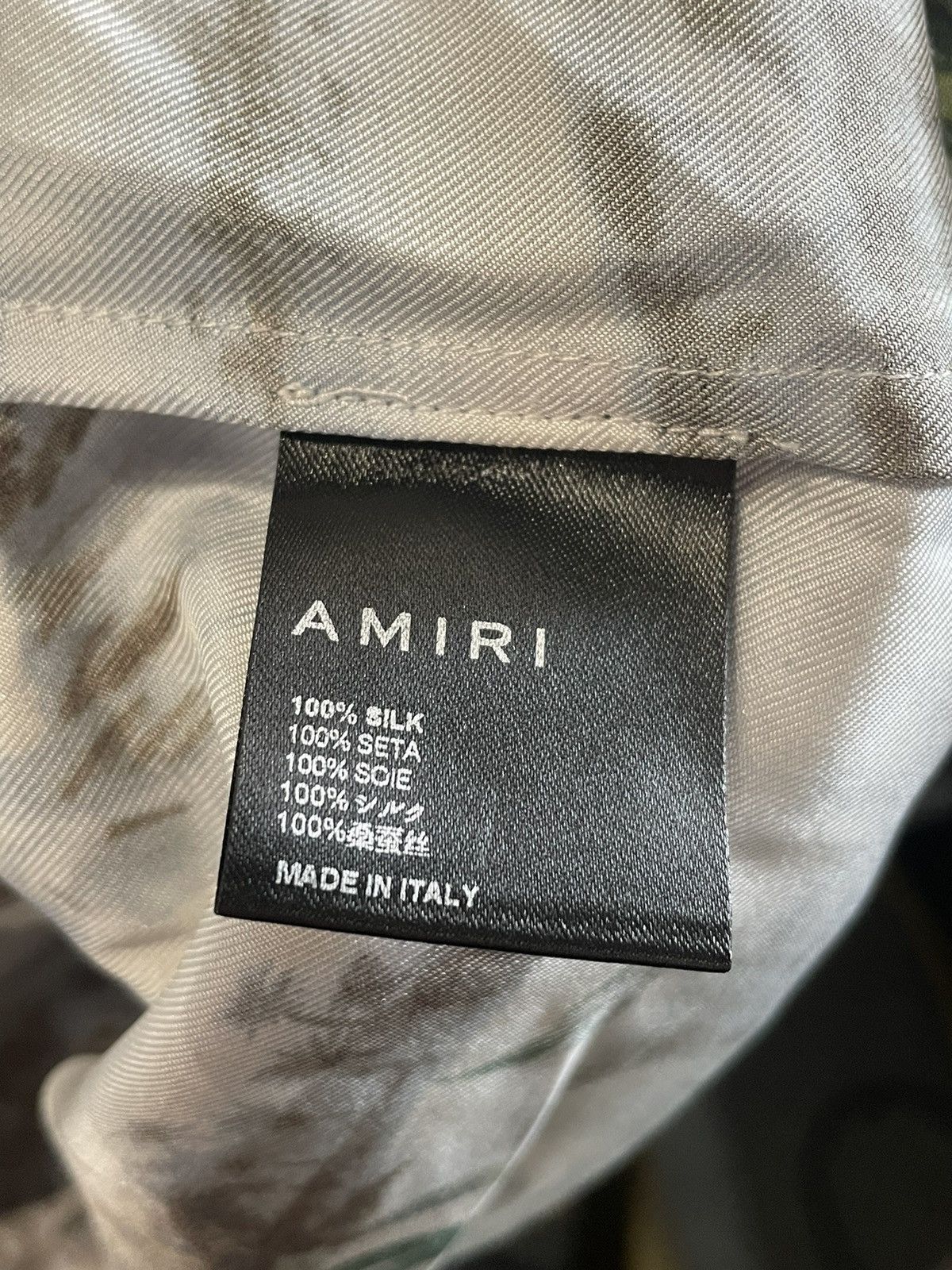Amiri AMIRI STAR-PRINT SHORT SLEEVED SILK SHIRT SIZE XL Size US XL / EU 56 / 4 - 7 Thumbnail