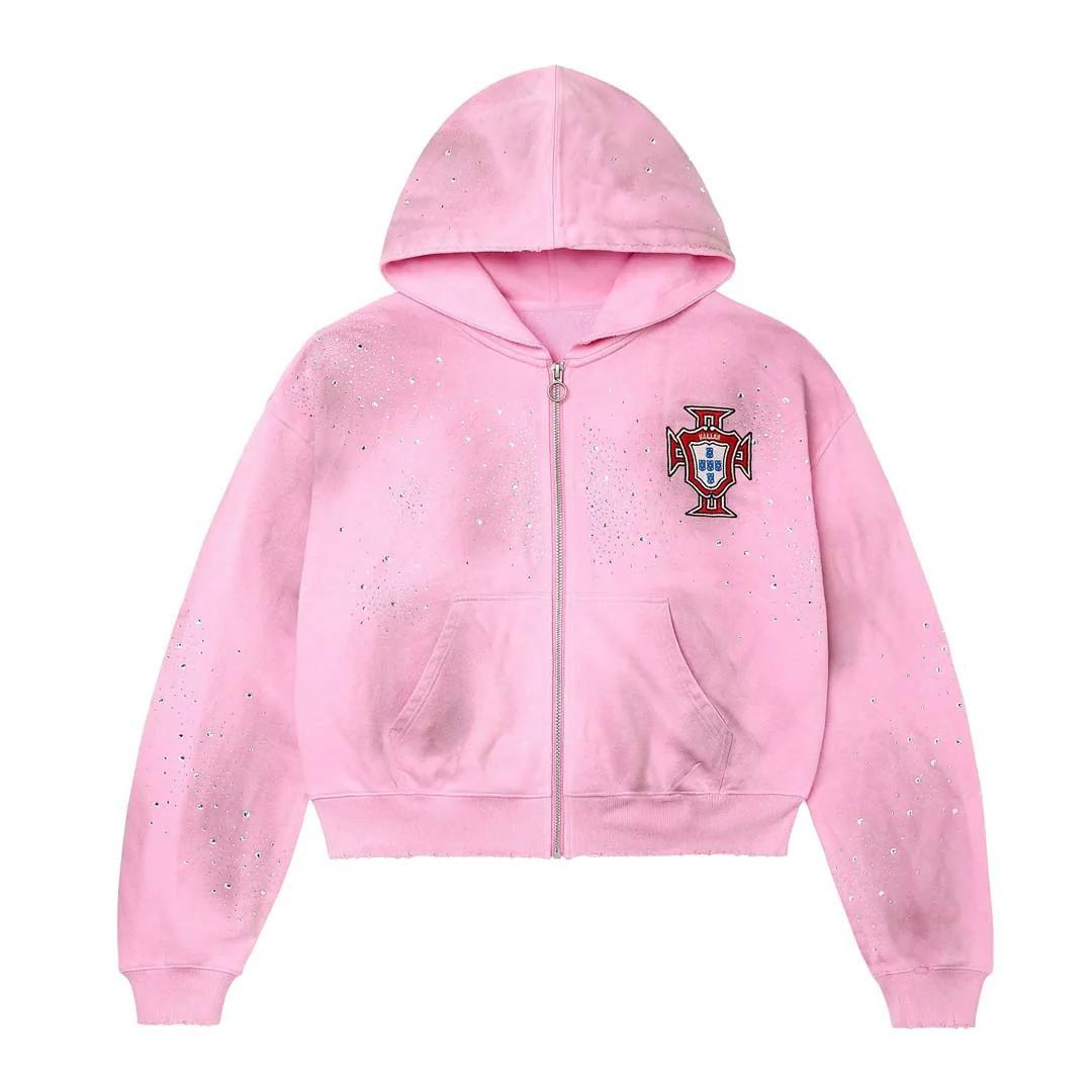 Vale Vale Forever 'Venus Clustered' Pink Zip Up Hoodie Size US XXL / EU 58 / 5 - 1 Preview
