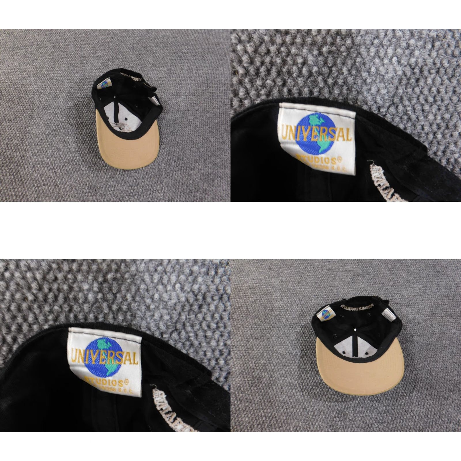 Vintage Cartoon Network Hat Snapback Cap Universal Studios 90s Vintage Men S Black Polyester Canvas Casual Lightweight Size ONE SIZE - 8 Thumbnail