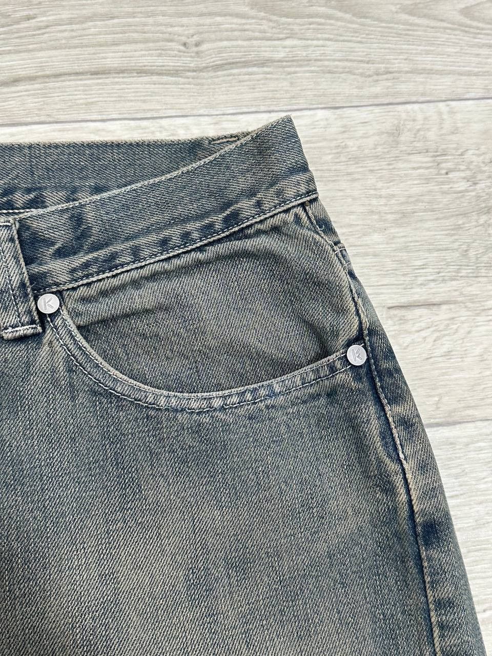 Kenzo Archive Kenzo Homme Mud Wash Tinted Denim Straight Pants W34 Size US 38 / EU 54 - 7 Thumbnail