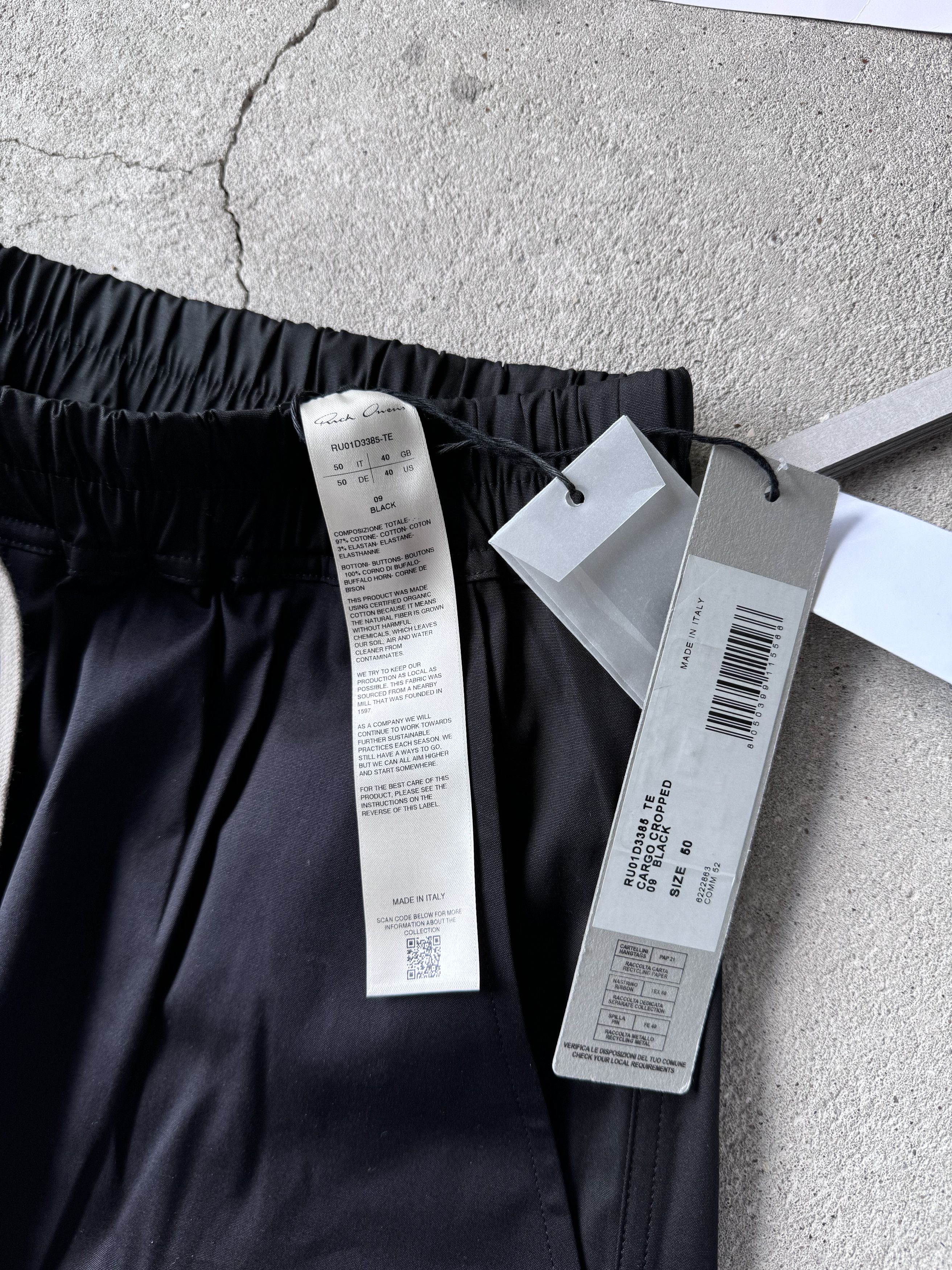Rick Owens Rick Owens Cropped Cargo Patns - DMC Size US 32 / EU 48 - 7 Thumbnail