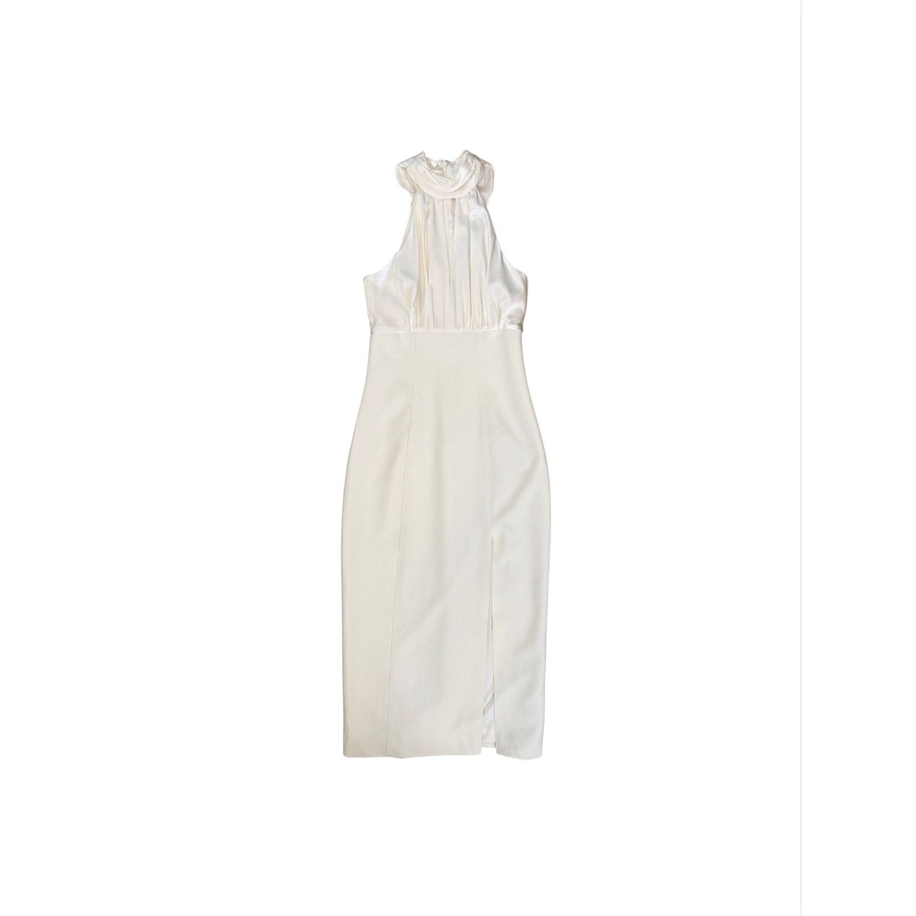 Cinq a Sept CINQ A SEPT Emerie Dress Ivory White Midi $595 NWT Sz 2 Size XS / US 0-2 / IT 36-38 - 2 Thumbnail