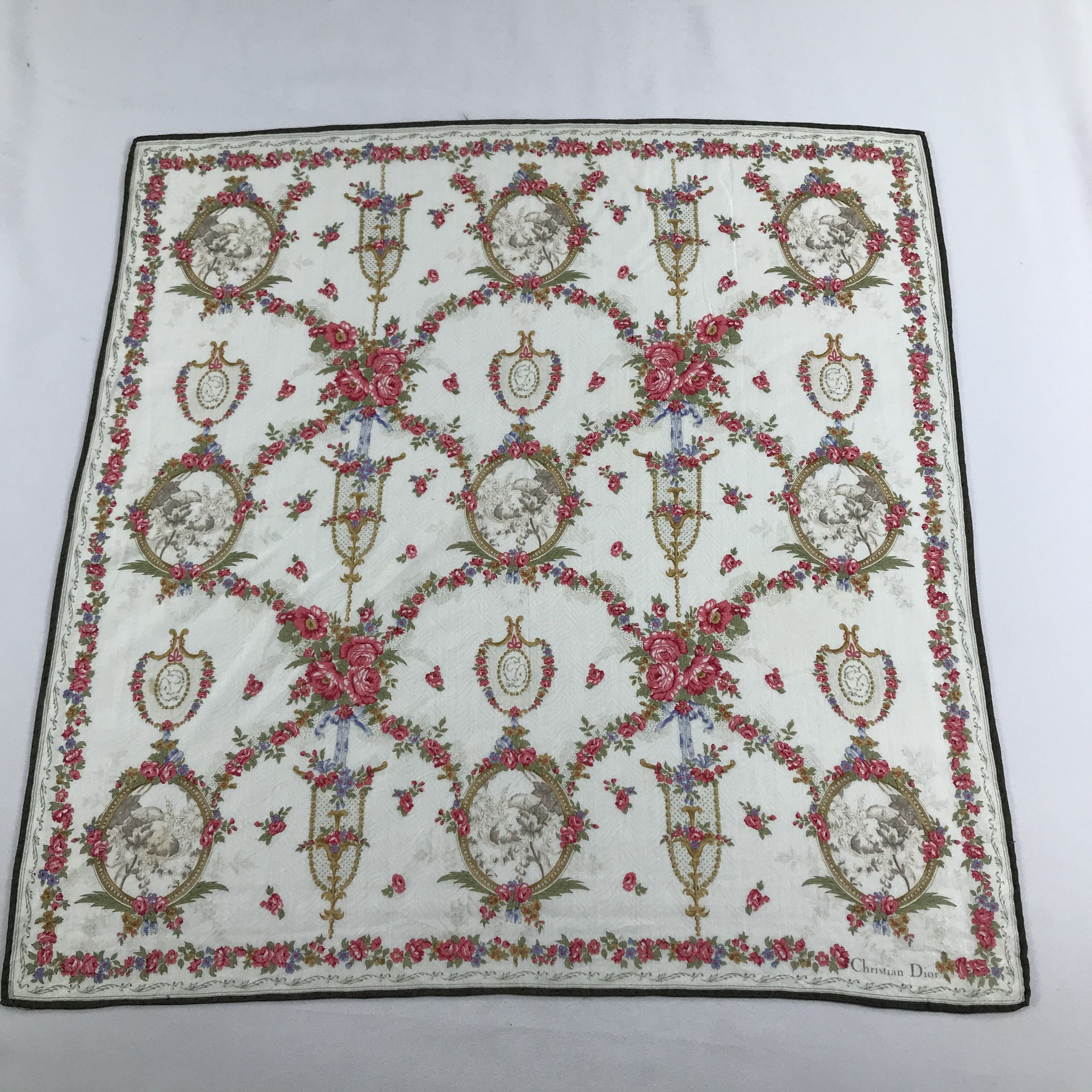 Christian Dior Monsieur VINTAGE Christian Dior Handkerchief Neckerchief Bandana H700 Size ONE SIZE - 2 Thumbnail