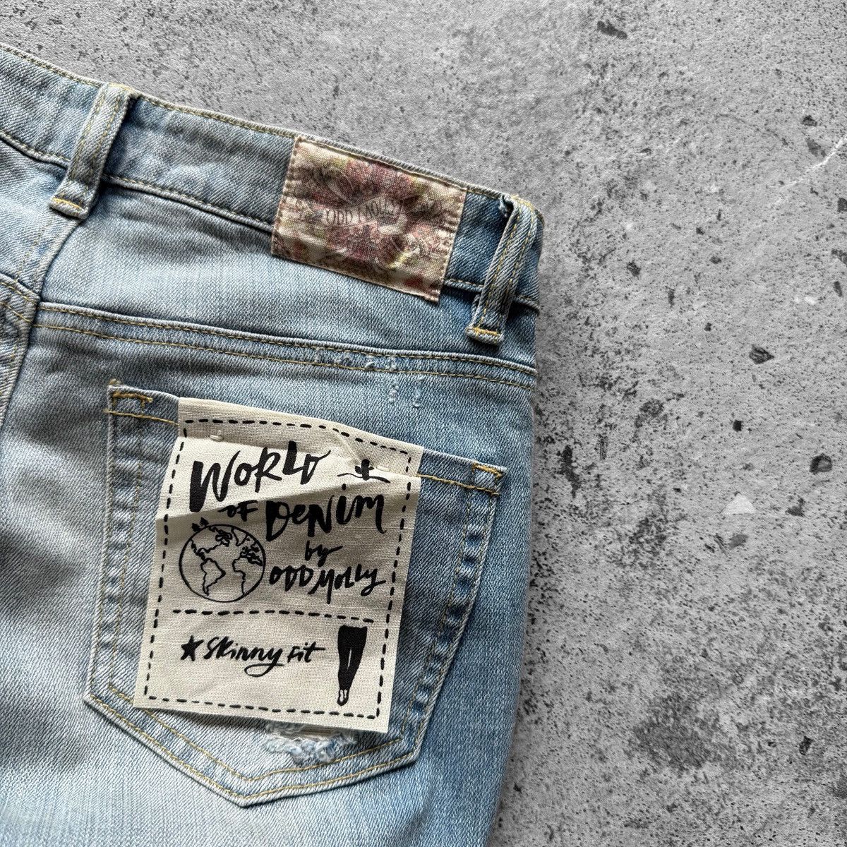 Odd Molly Odd Molly Womens Blue Skinny Fit Denim Jeans Casual Pockets Size 27" / US 4 / IT 40 - 4 Thumbnail