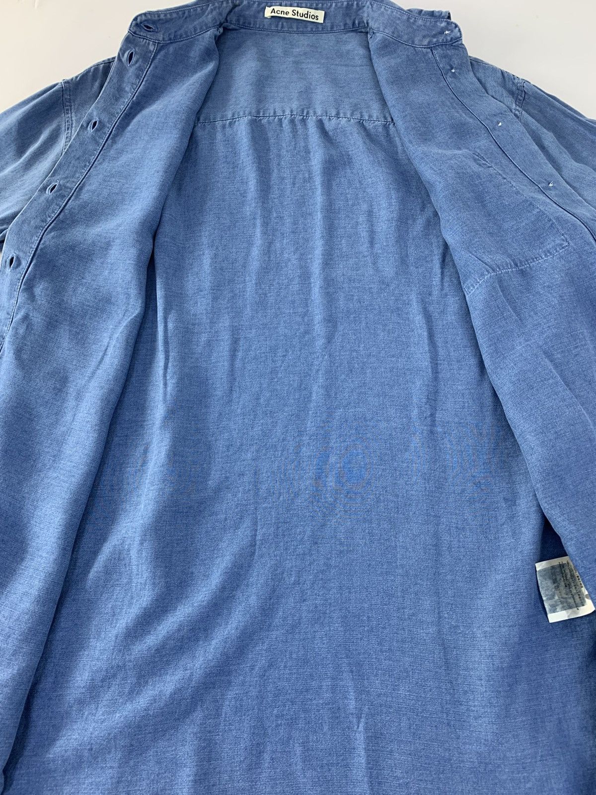 Acne Studios Acne Studios Denim Single Pocket Button Up Shirt Size US M / EU 48-50 / 2 - 5 Thumbnail