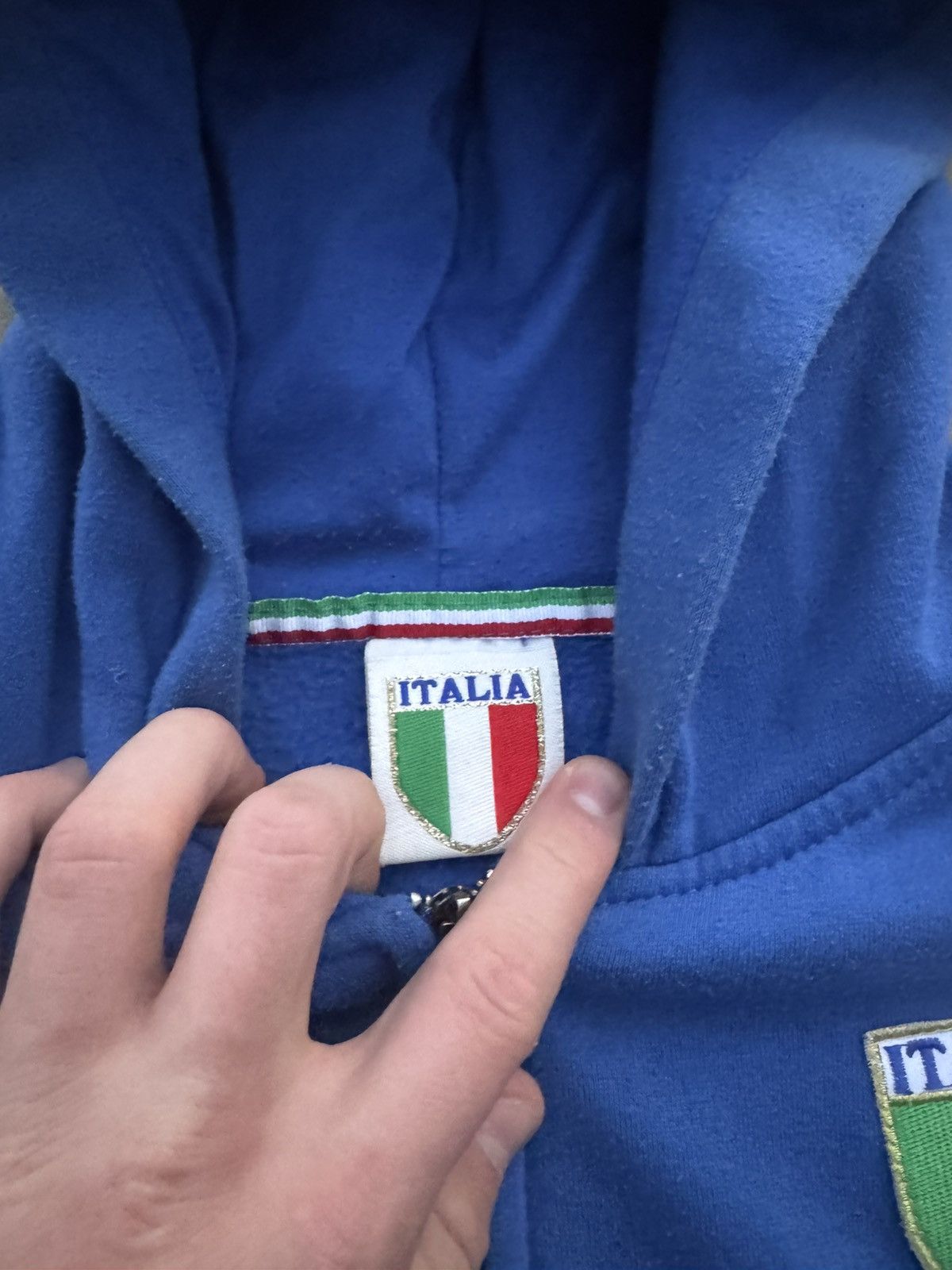 If Six Was Nine Vintage Italia Spell Out Y2K Zip Hoodie Size US M / EU 48-50 / 2 - 4 Thumbnail