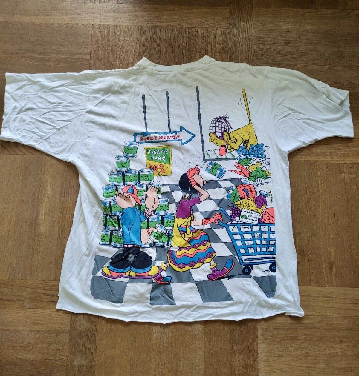 Vintage Vintage Popeye T-Shirt Size US L / EU 52-54 / 3 - 2 Thumbnail