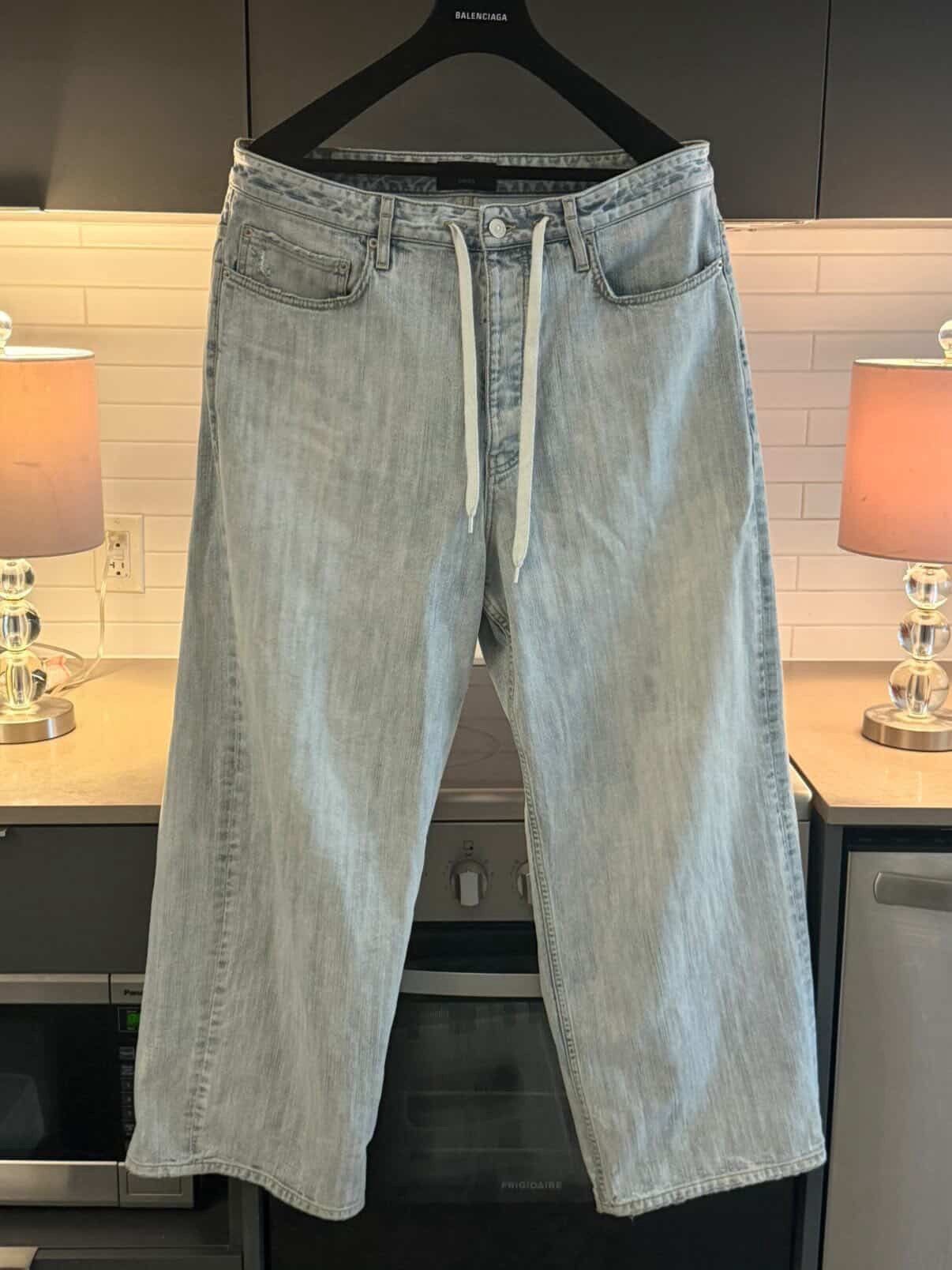 Balenciaga Bleached Ring Denim