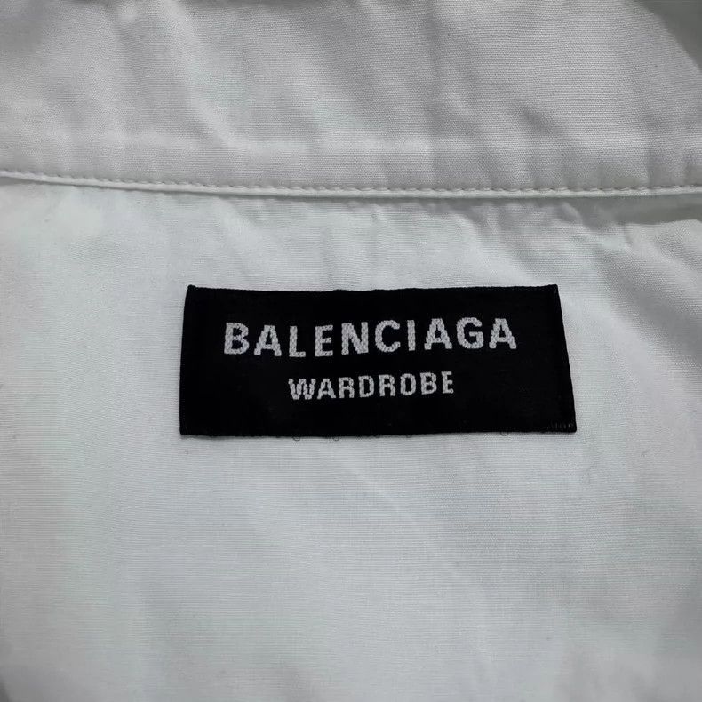 Balenciaga Balenciaga embroidered logo white shirt-2506 Size US S / EU 44-46 / 1 - 4 Thumbnail