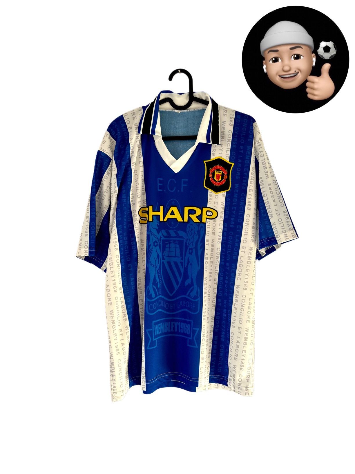 Vintage 1994 1996 Manchester United Vintage Third Kit Soccer Jersey Size US M / EU 48-50 / 2 - 1 Thumbnail
