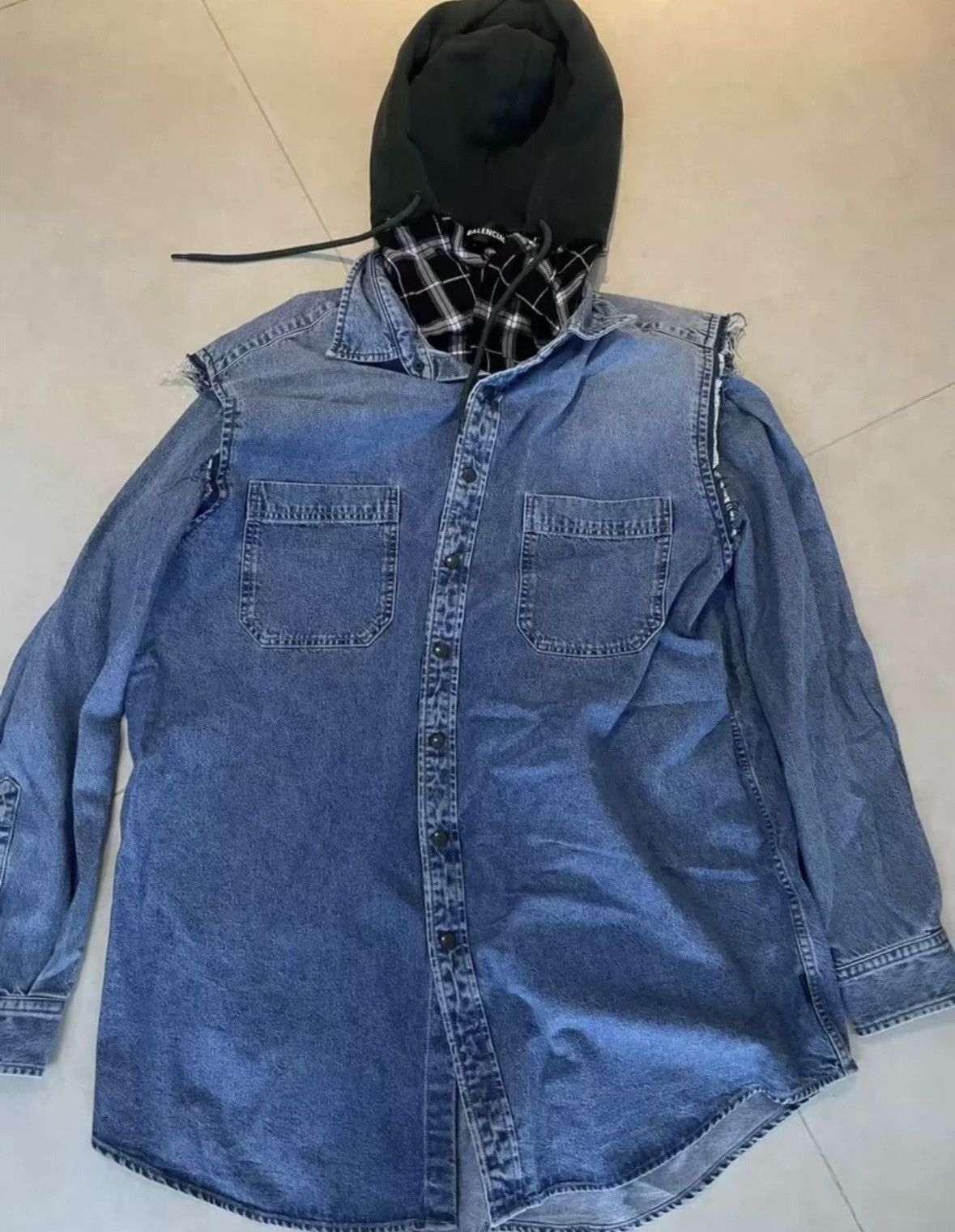 Balenciaga Balenciaga denim jacket Size US S / EU 44-46 / 1 - 6 Thumbnail