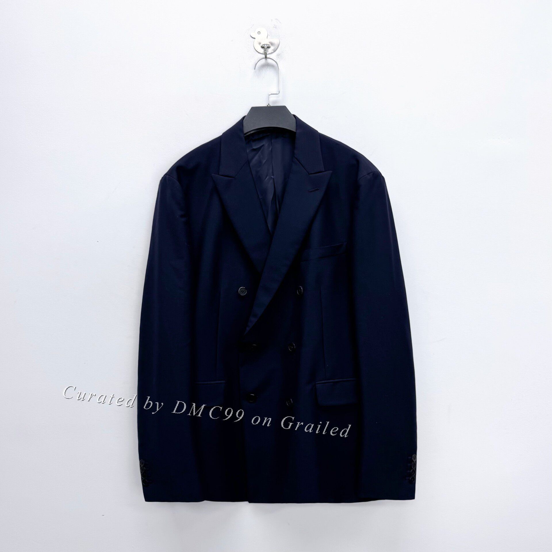 Prada Prada Mohair Blend Double-Breasted Blazer Size US L / EU 52-54 / 3 - 1 Thumbnail
