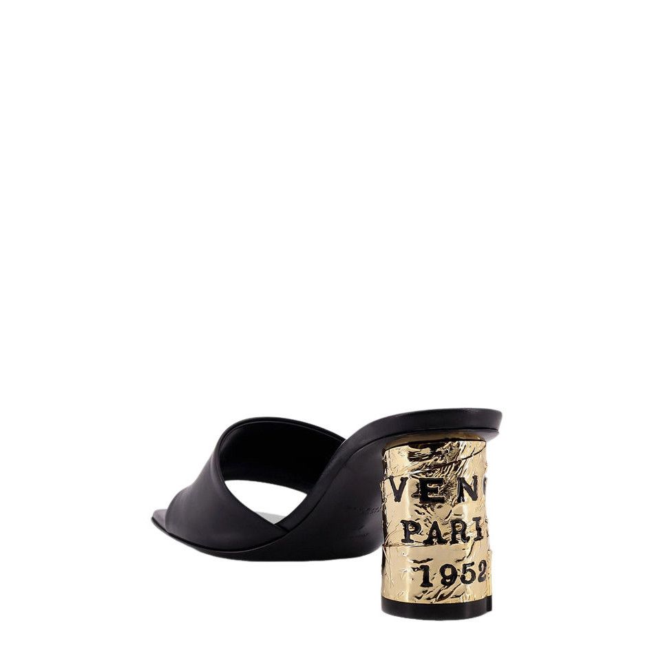 GIVENCHY Tape Black 65mm Mules New & Authentic (Women's size