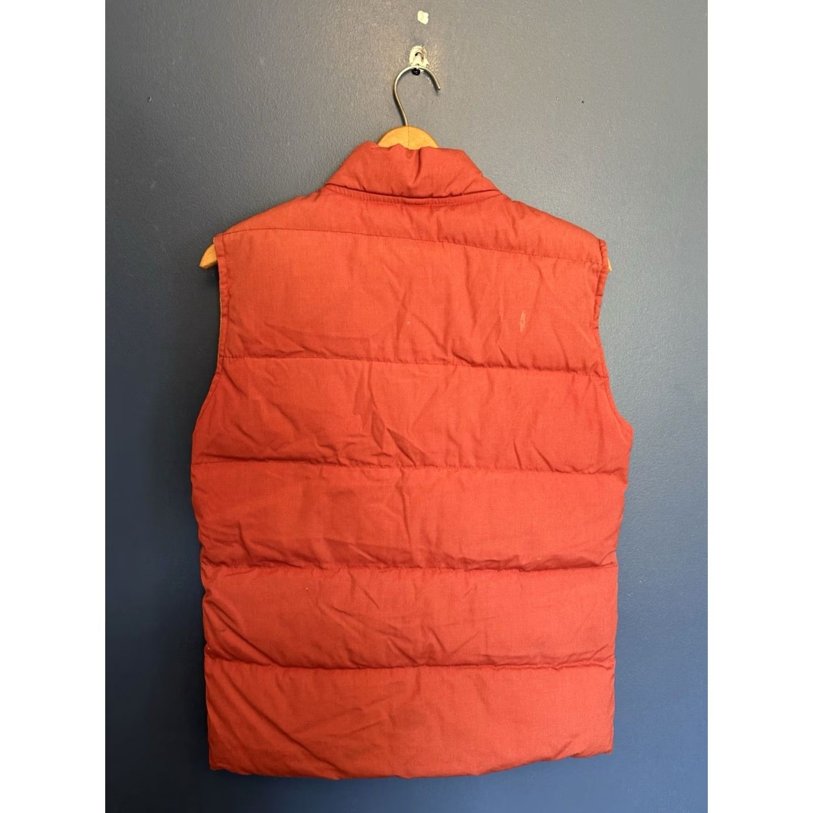 Eddie Bauer VINTAGE Eddie Bauer Vest Orange Goose Down Nylon Quilted 80s 80’s Size S Men’s Small Mens Size US S / EU 44-46 / 1 - 5 Thumbnail