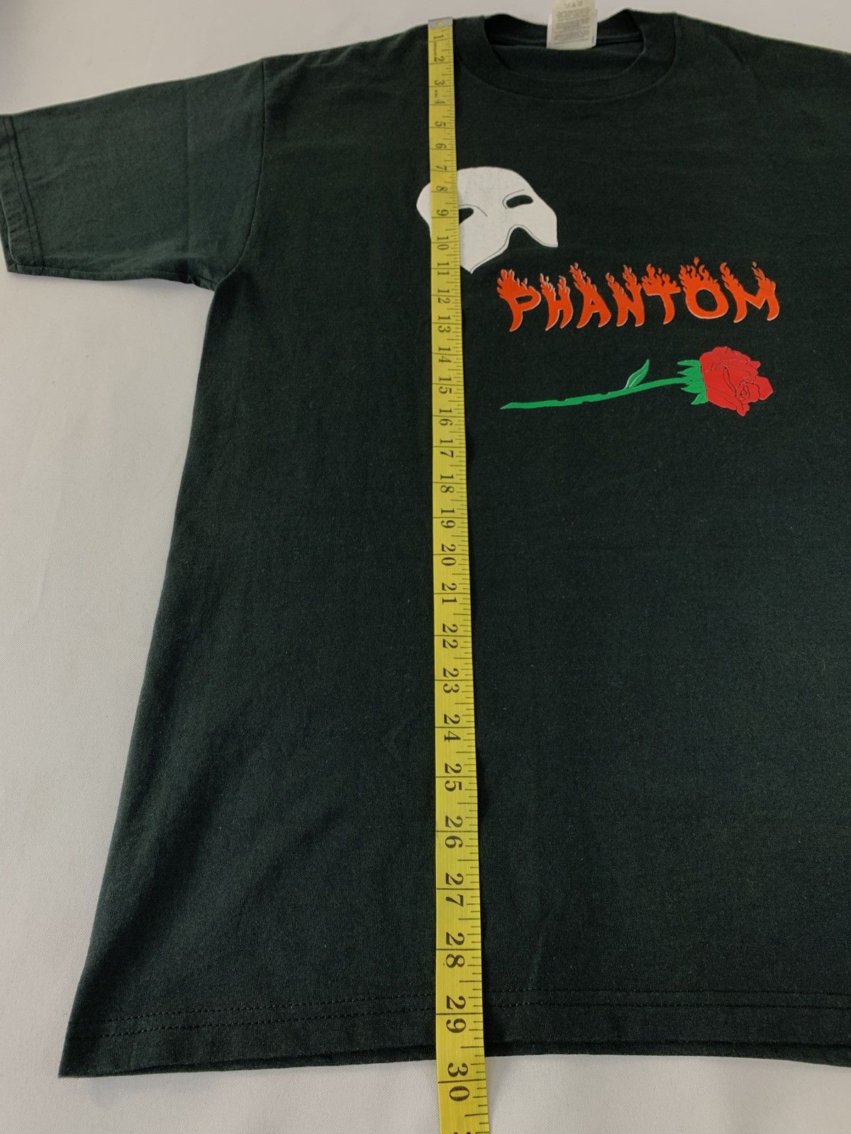 Vintage 90s Phantom Of Opera Rose Mask Musical Screen Tee Size US M / EU 48-50 / 2 - 9 Thumbnail